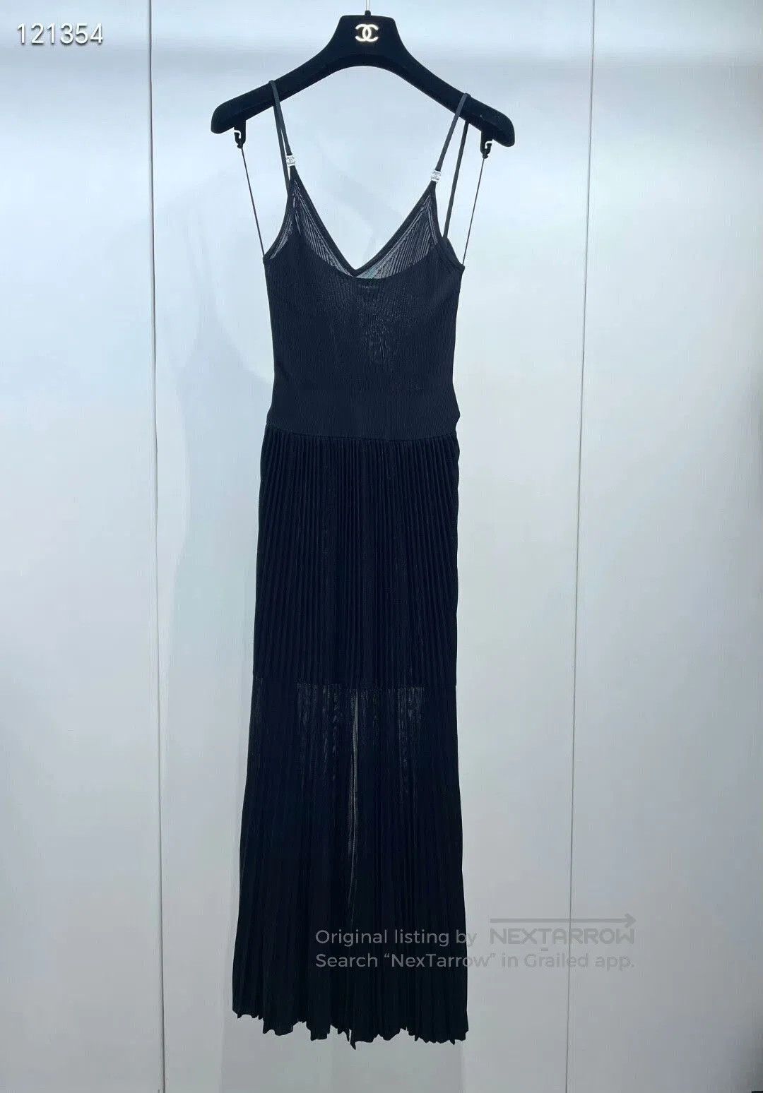 Chanel Chanel 23P Black Knit Camisole Dress. Size XXS / US 00 / IT 34 - 1 Thumbnail