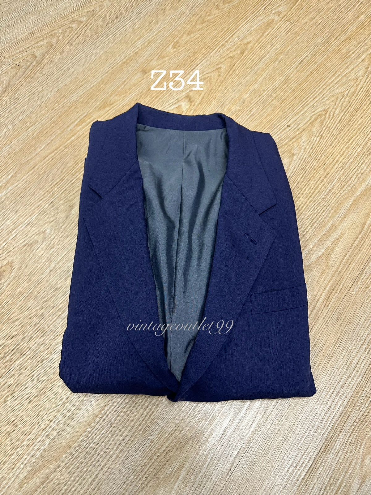 Issey Miyake Vintage Issey Miyake Blazer Faded Purple Jacket Z34 Size 40L - 14 Thumbnail
