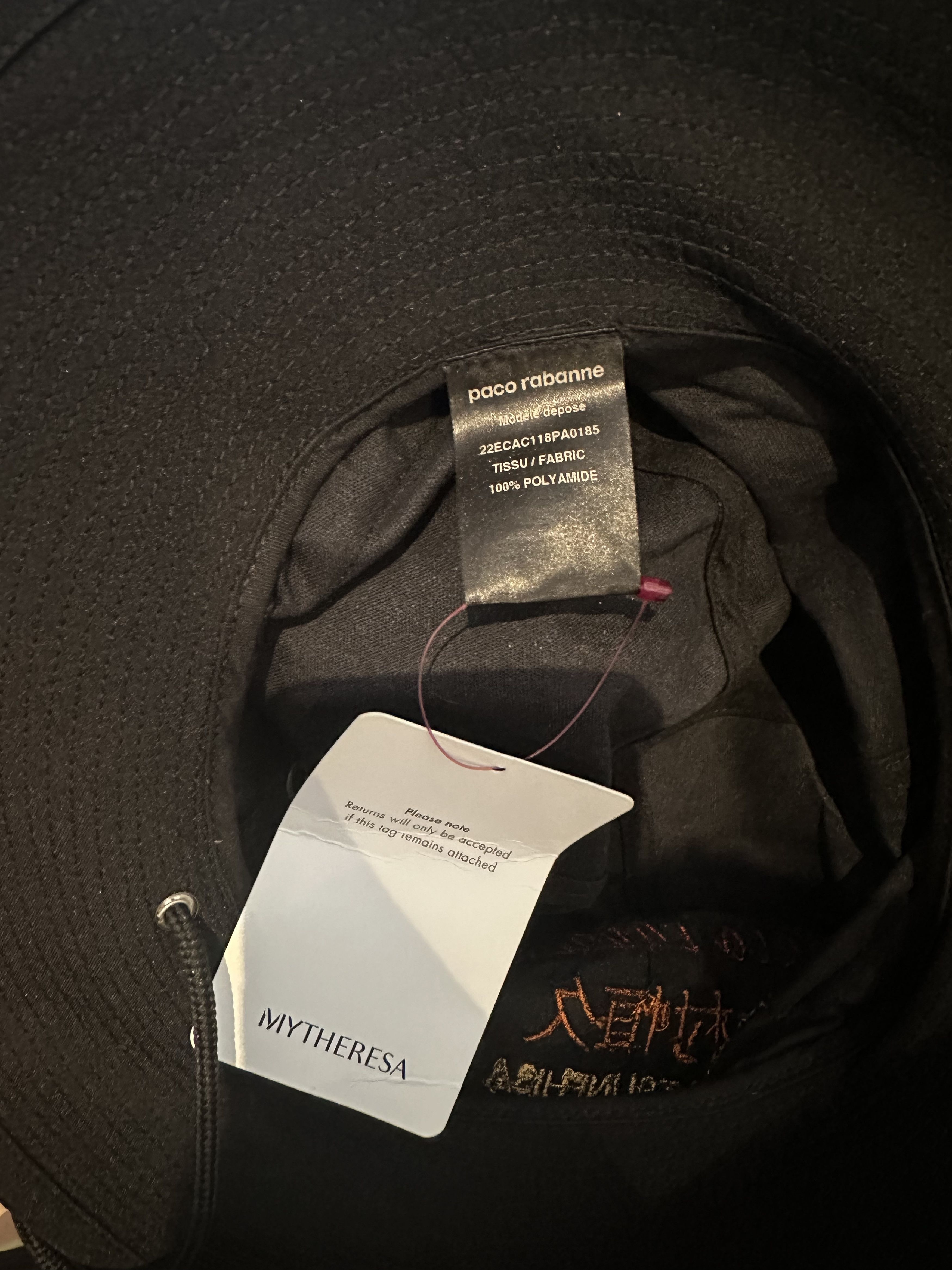 Paco Rabanne Paco Rabanne x Tsunehisa Kimura embroidered hat Size ONE SIZE - 4 Thumbnail