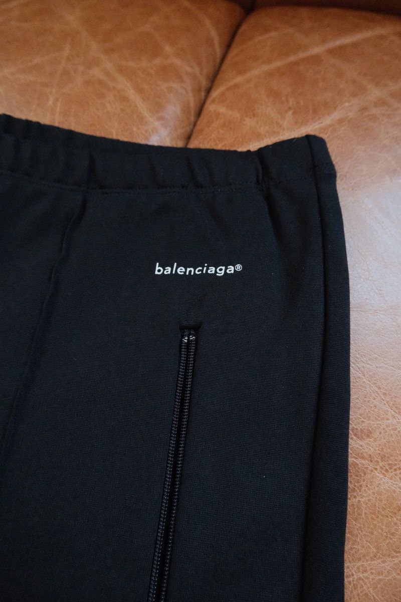 Balenciaga SS17 Pleated Flare Track Pants Size US 32 / EU 48 - 3 Thumbnail