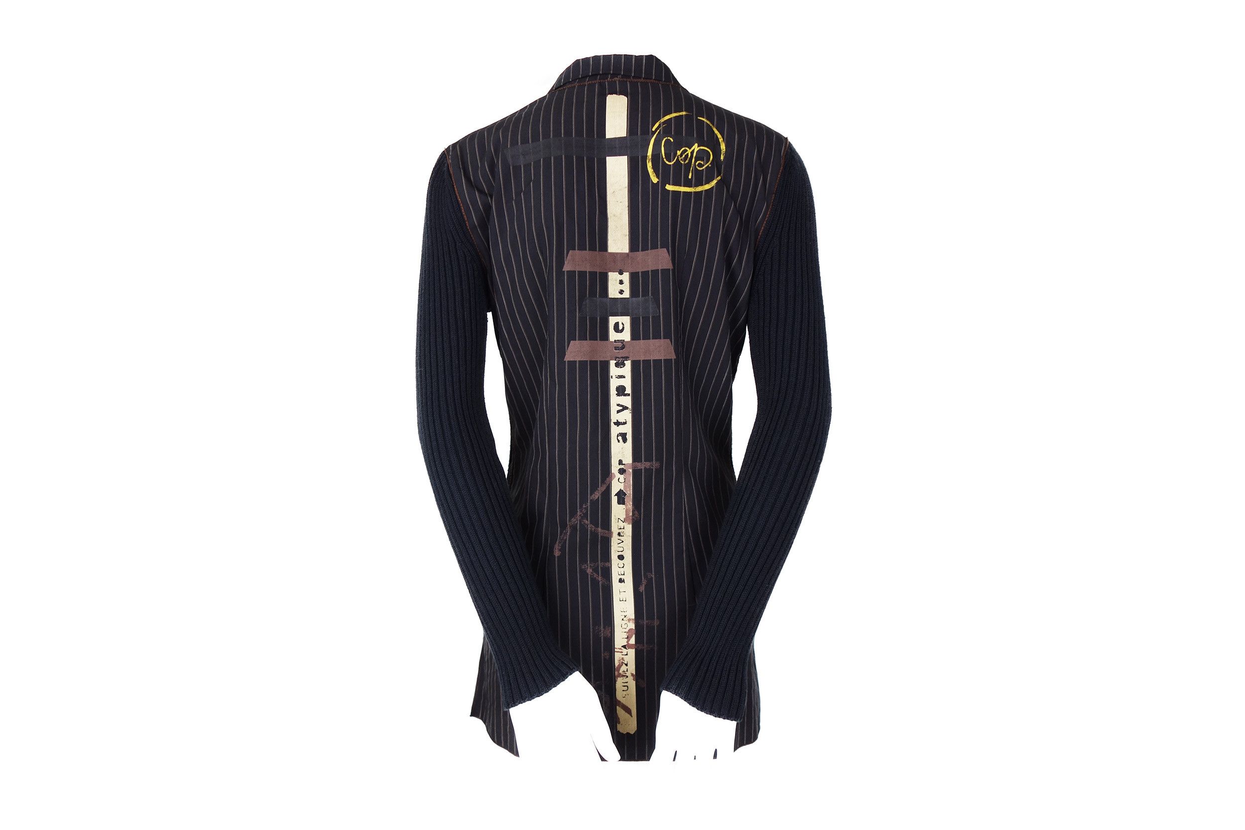 Cop Copine Cop Copine Zip Top Knit Cardigan Patchwork Print Jacket XS S Size S / US 4 / IT 40 - 1 Thumbnail