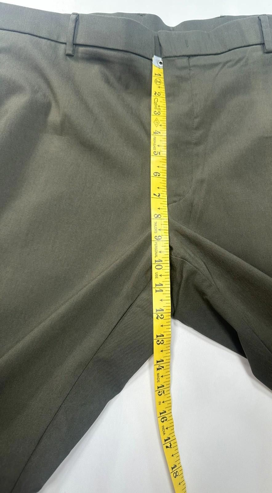 Tommy Hilfiger Tommy Hilfiger Flat Straight Leg Chinos Green Men's 42/30 Size US 42 / EU 58 - 4 Thumbnail