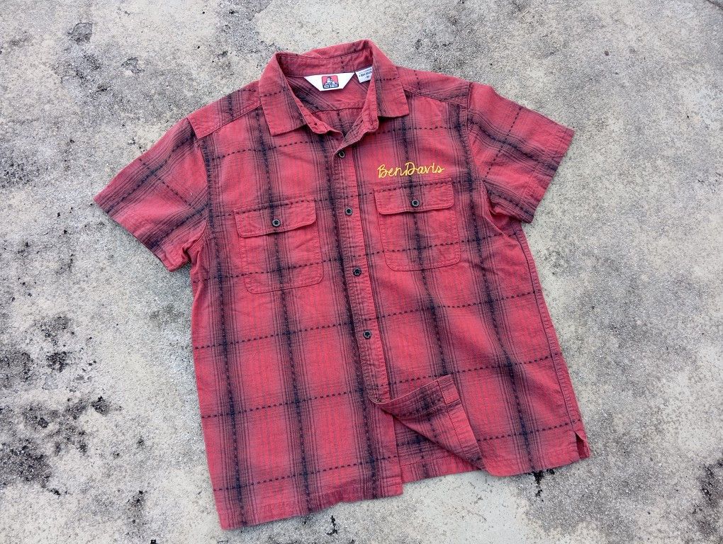 Ben Davis Ben Davis 🛠️ Plaid Shirt 🦍🪡 🧵 Streetwear Workwear Casual Size US S / EU 44-46 / 1 - 2 Thumbnail