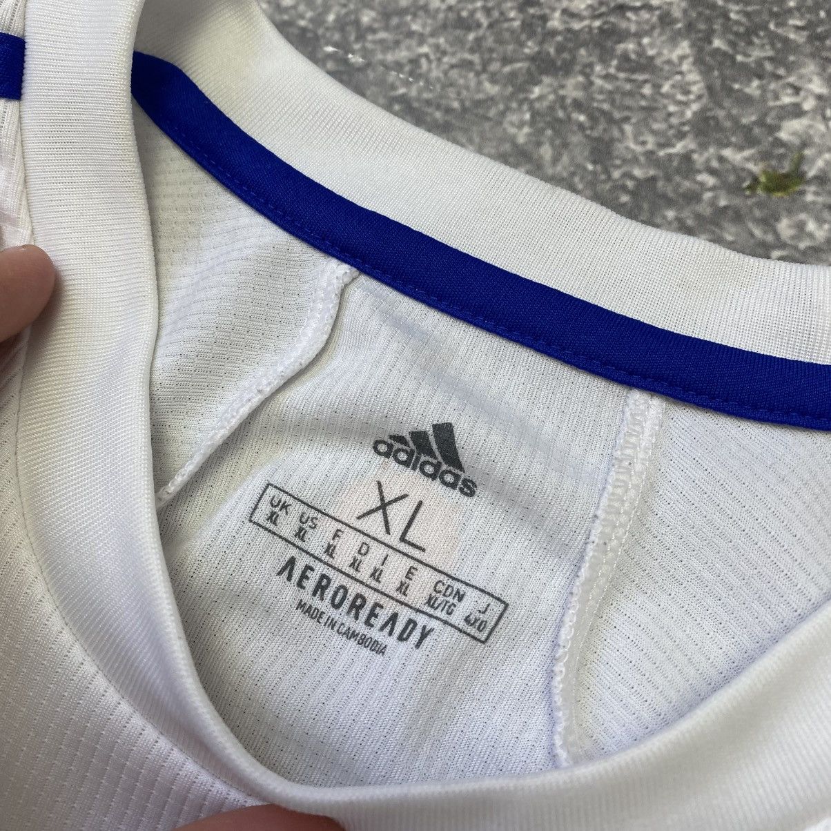 Vintage Men’s adidas Lids United 2020 big logo white soccer jersey Size US XL / EU 56 / 4 - 5 Thumbnail