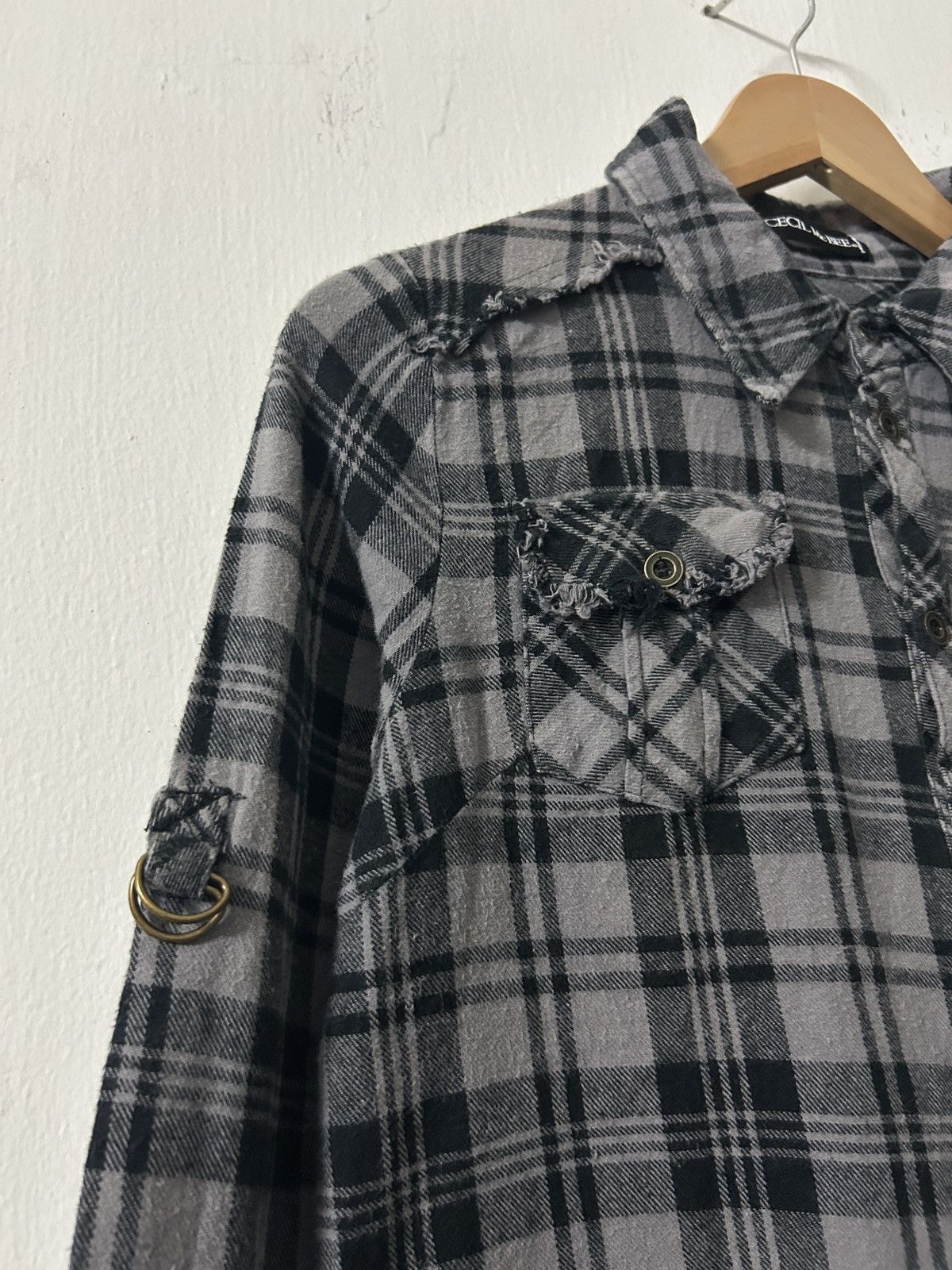 Beauty Beast Cecil Mcbee Checked Distressed Punk Style Size XS / US 0-2 / IT 36-38 - 3 Thumbnail