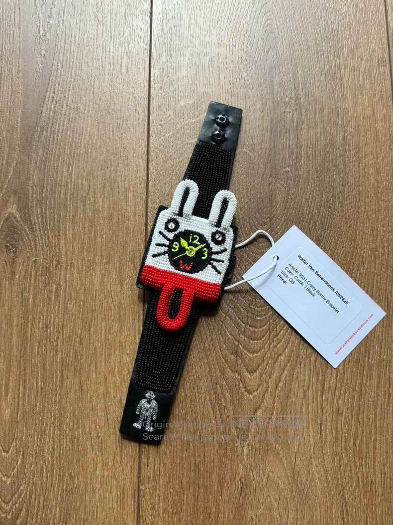 Walter Van Beirendonck Walter Van Beirendonck Rabbit-shaped beaded bracelet watch Size ONE SIZE - 3 Thumbnail