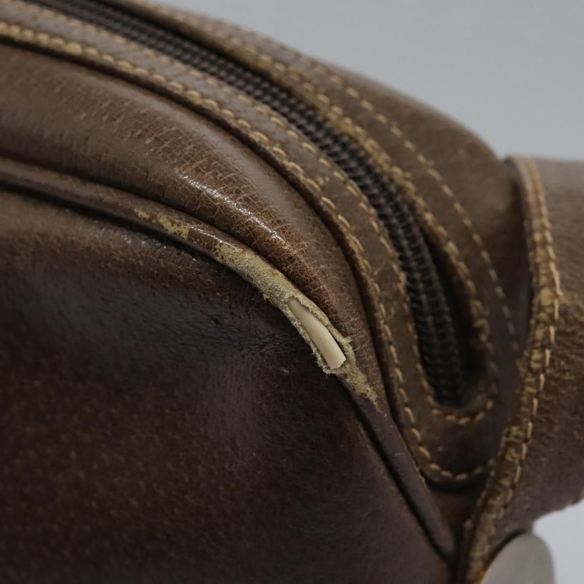 Gucci GUCCI Shoulder Bag Leather Brown Gold 001 261 001 261 Size ONE SIZE - 9 Thumbnail