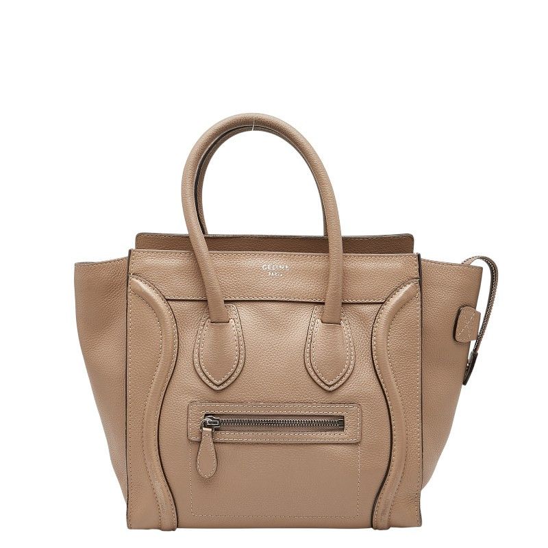 Celine Celine Luggage Micro Shopper Leather Handbag Leather Handbag DUTY FREE for USA