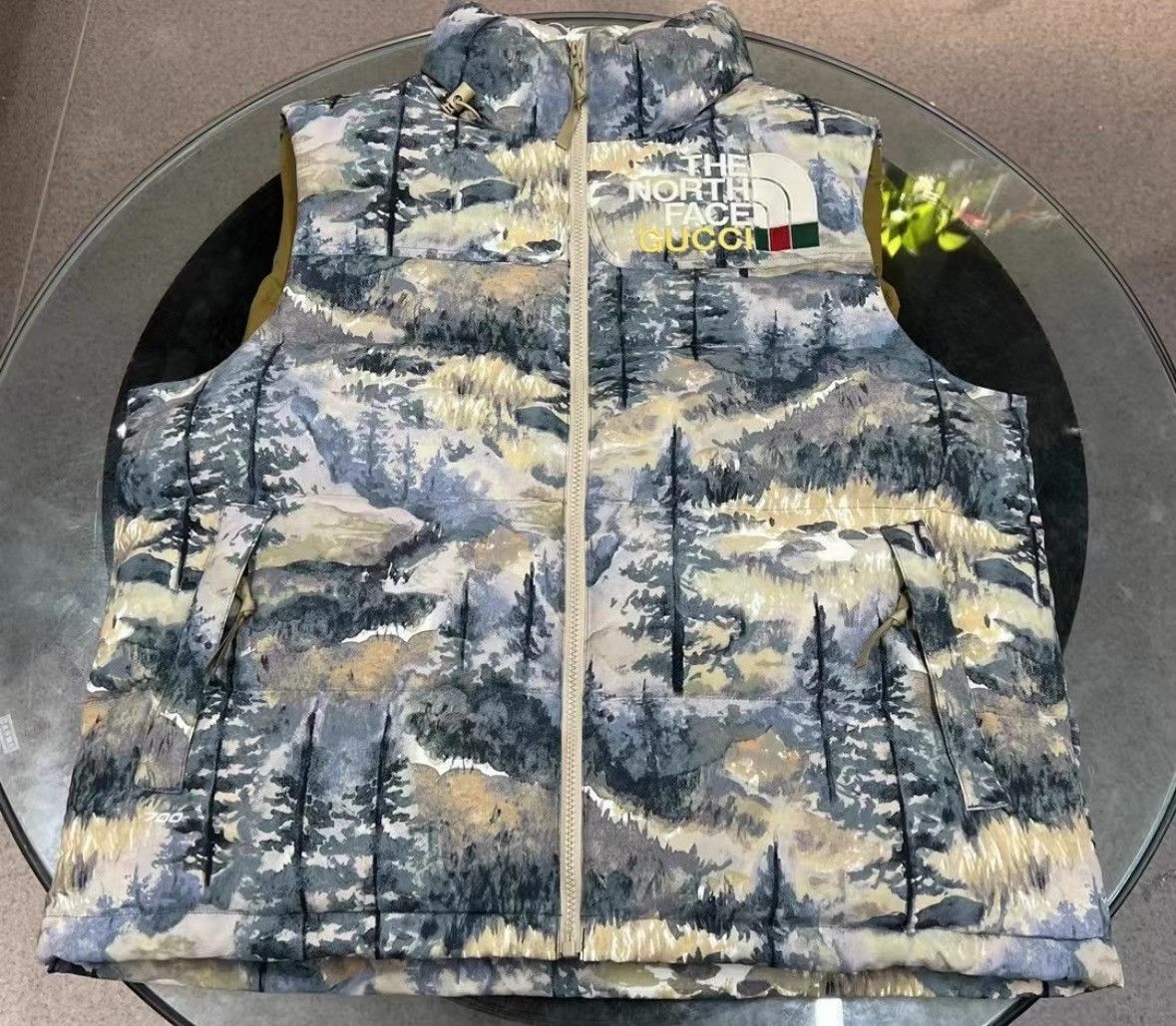 Gucci Gucci x The North Face Floral Quilted Vest-2507 Size US L / EU 52-54 / 3 - 1 Thumbnail