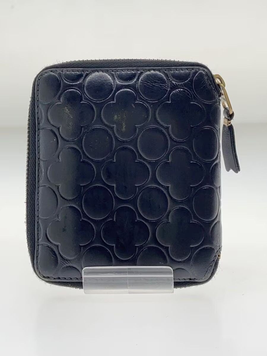 Comme des Garcons Homme Flower Embossed Zip Leather Wallet Size ONE SIZE - 2 Thumbnail