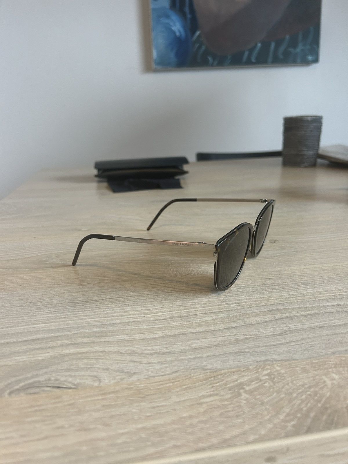 Saint Laurent Paris SL 375 004 Tortoise Sunglasses Size ONE SIZE - 2 Thumbnail