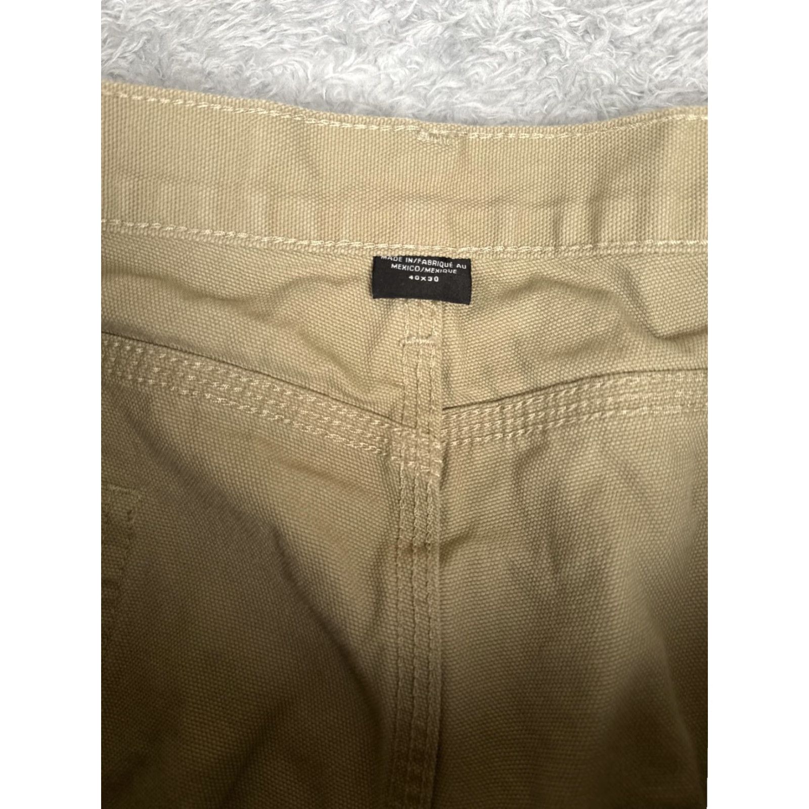 Dickies Dickies Pants Mens 40x30 Khaki Carpenter Workwear Utility Hammer Loop Cotton Pant Straight Leg Workwear Mens 40 Beige 100% Cotton twill Dickies 874 Size US 40 / EU 56 - 6 Thumbnail
