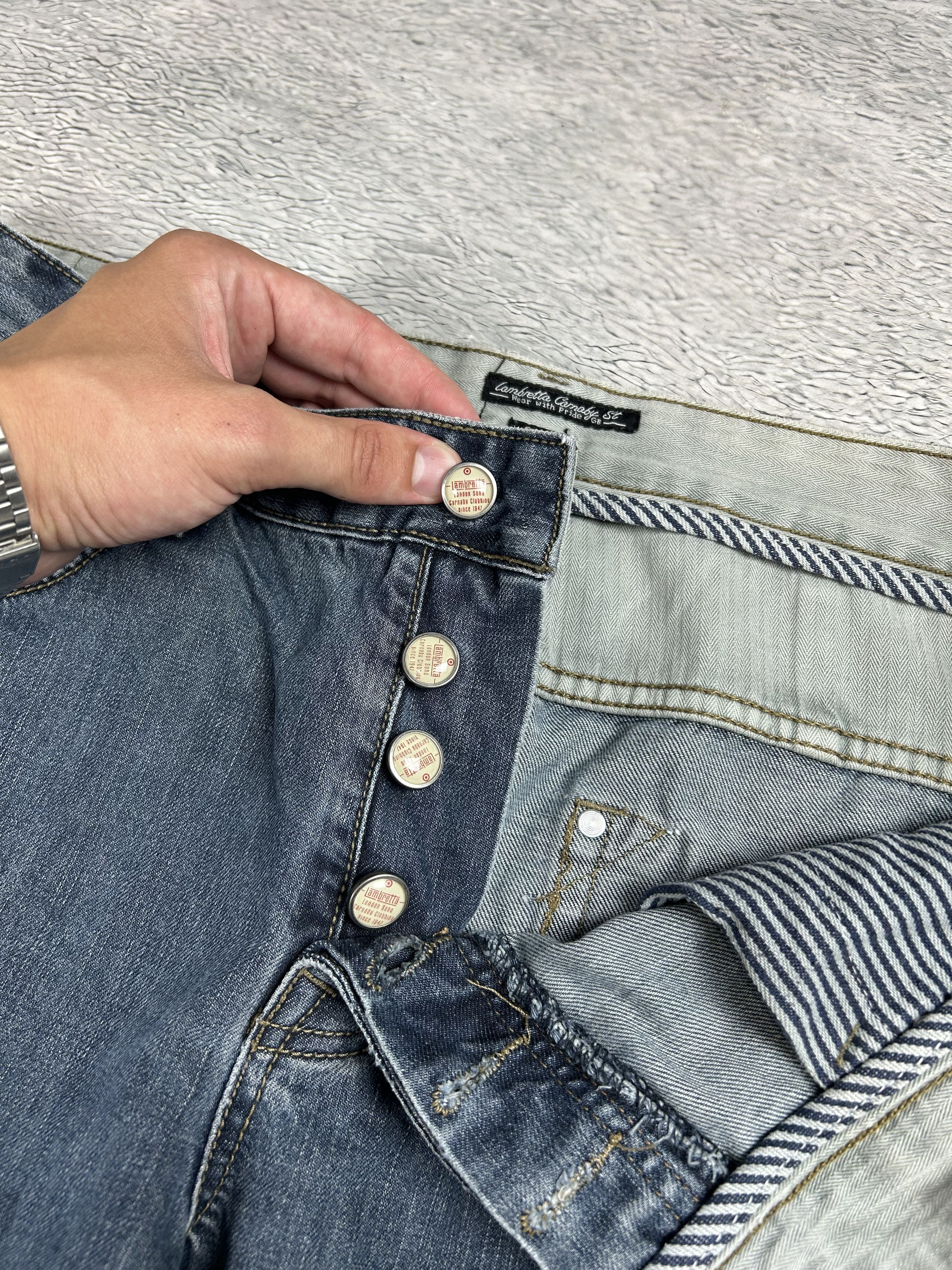 JNCO × Lambretta × Vintage Vintage Lambretta jeans Baggy Streetwear Big logo L size Size US 34 / EU 50 - 7 Thumbnail