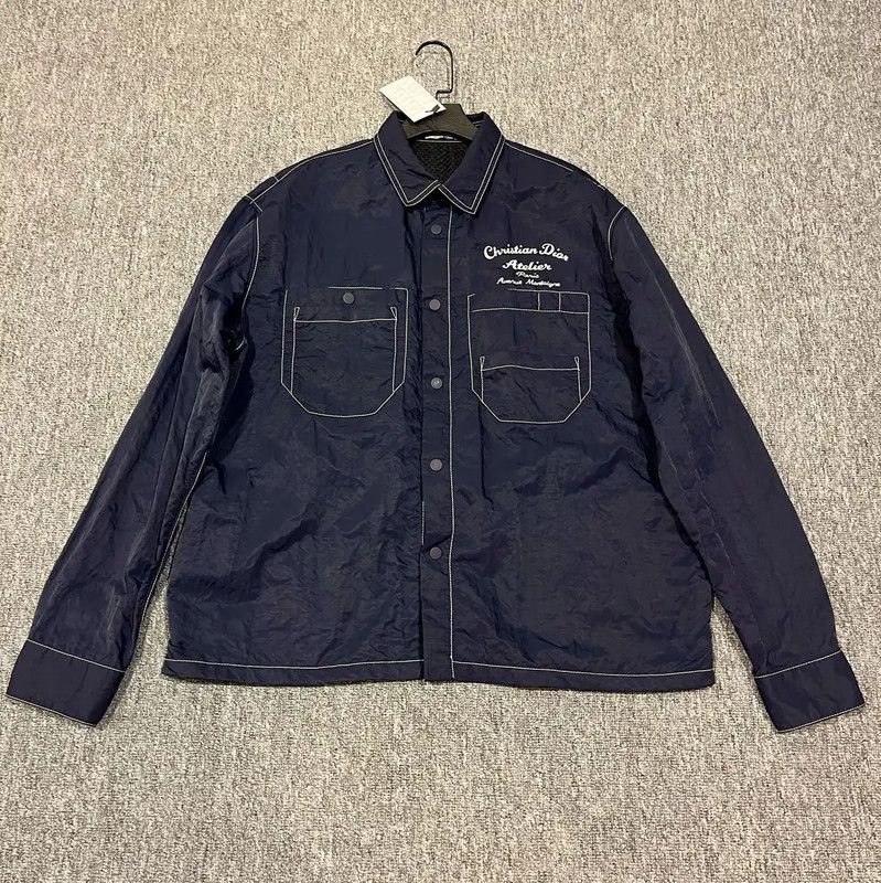 Dior Dior Men's XL Navy Blue Outdoor Jacket 0089 Size US XL / EU 56 / 4 - 1 Thumbnail