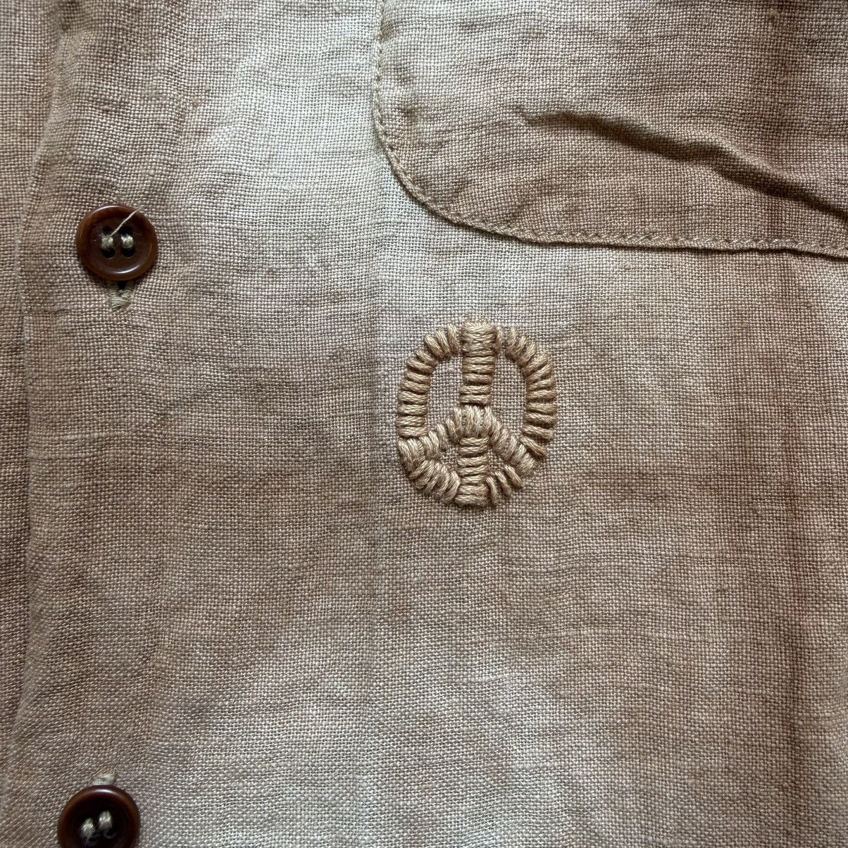 Story Mfg. Brown/Beige ‘Peace Tie Dye’ Print Shirt Size US S / EU 44-46 / 1 - 6 Thumbnail
