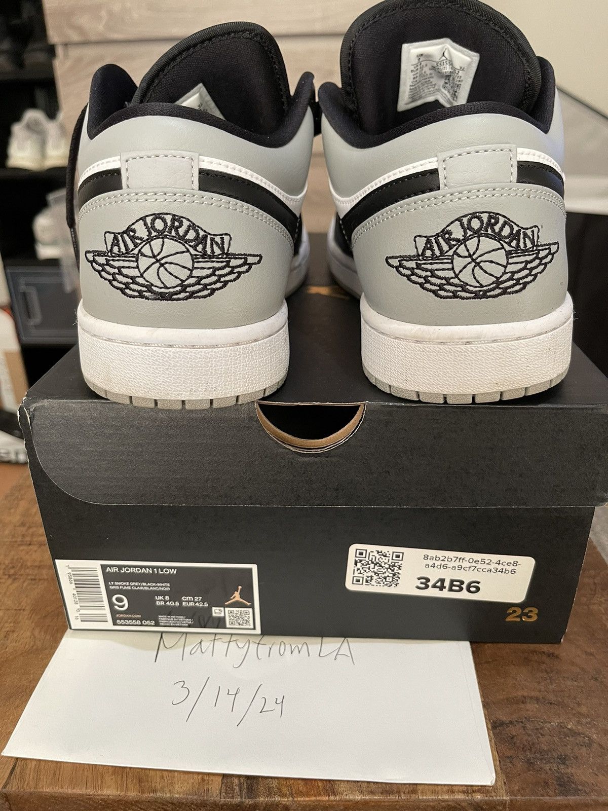 Air Jordan Low “Shadow Toe”