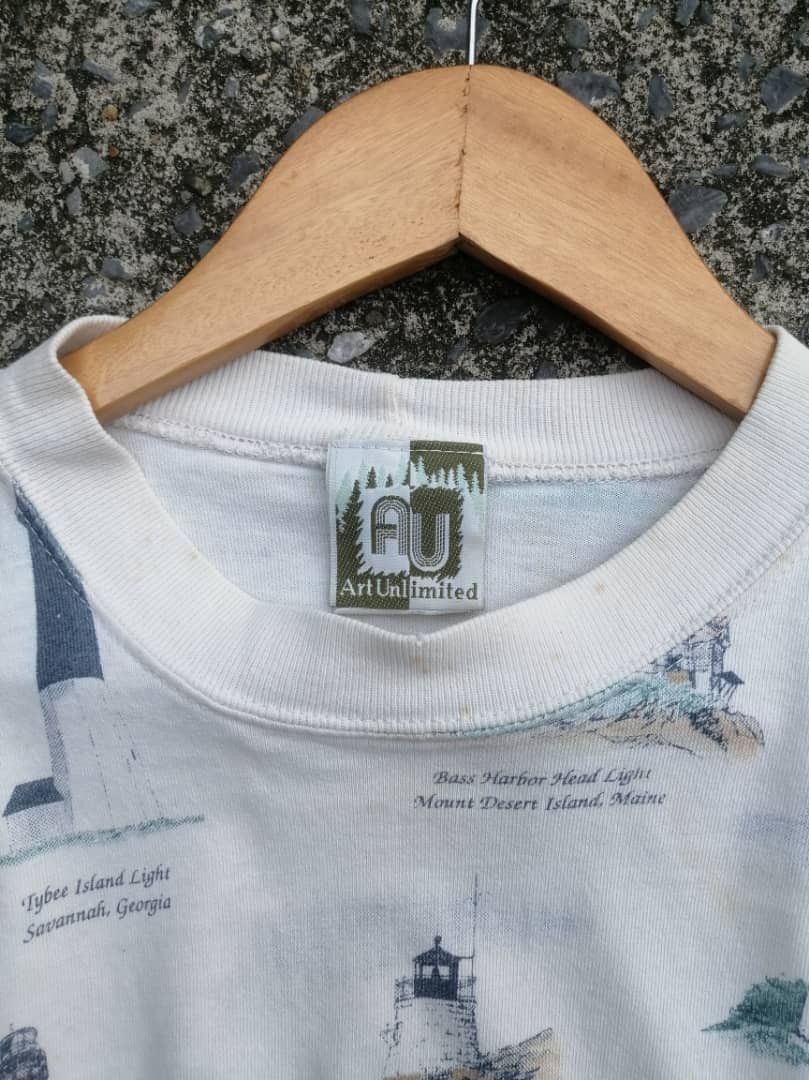 Vintage Vintage Light Houses Art Tee Size US M / EU 48-50 / 2 - 8 Thumbnail