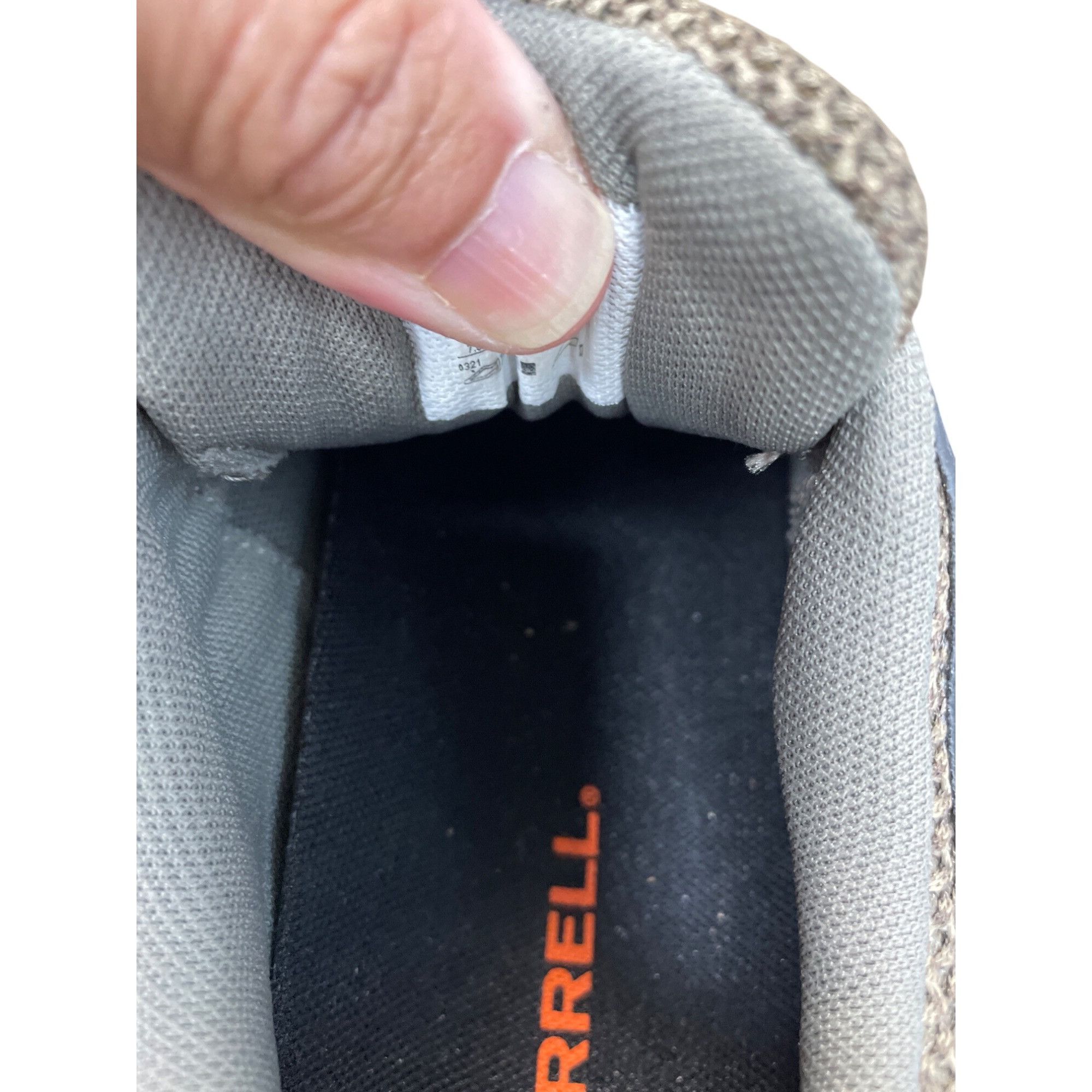 Merrell Merrell Womens Brown Suede Canvas Hiking Shoes Sneakers Size Size US 7.5 / IT 37.5 - 8 Thumbnail