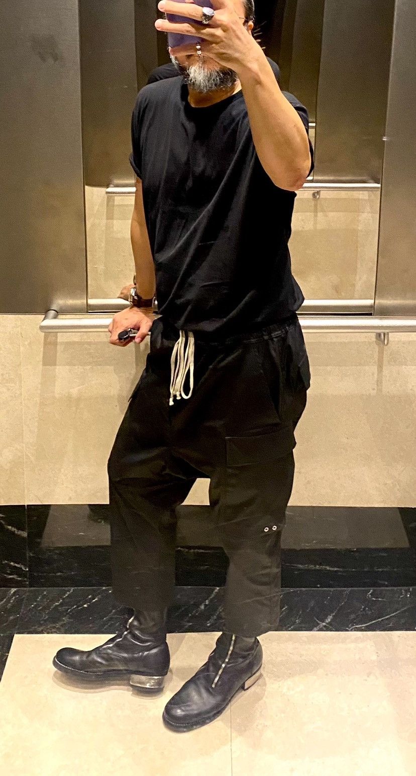 Rick Owens Mainline Cropped Cargo Pants Size US 33 - 9 Thumbnail