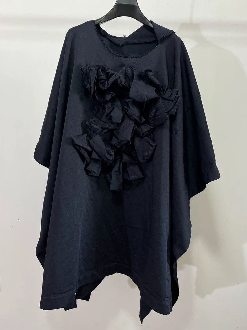 Comme des Garcons Comme Des Garcons Three-dimensional kneaded flower cloak Size S / US 4 / IT 40 - 1 Thumbnail