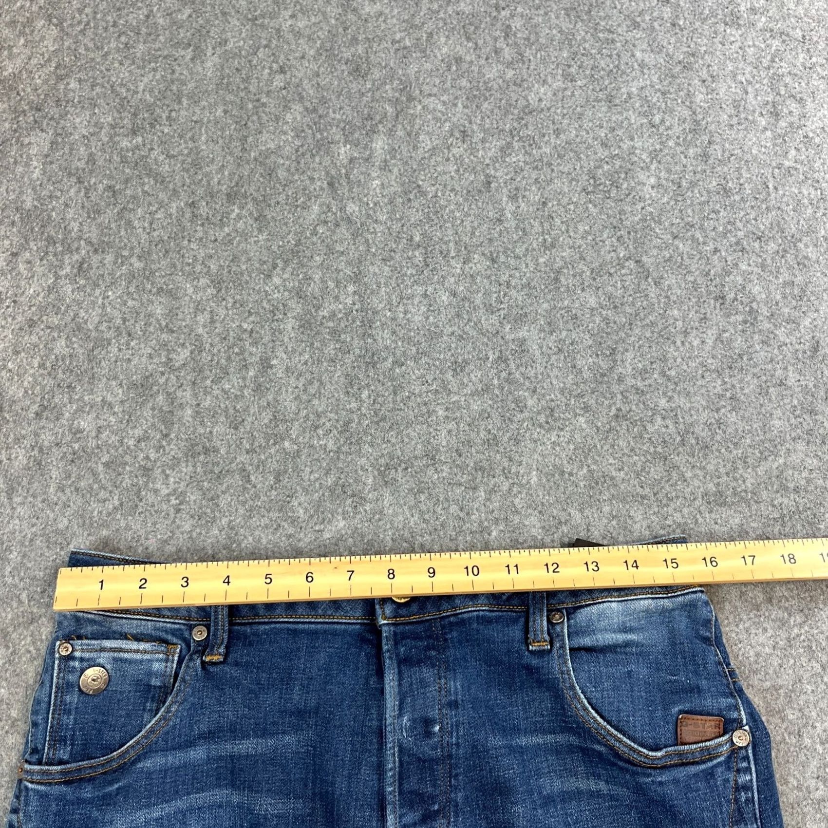 G-Star G-Star Arc Jeans Slim Tapered ARC Fit 31 32 Medium Wash Blue Stretch Denim Men Jeans Ordinary 5-Pocket Design Regular} Size US 31 - 6 Thumbnail