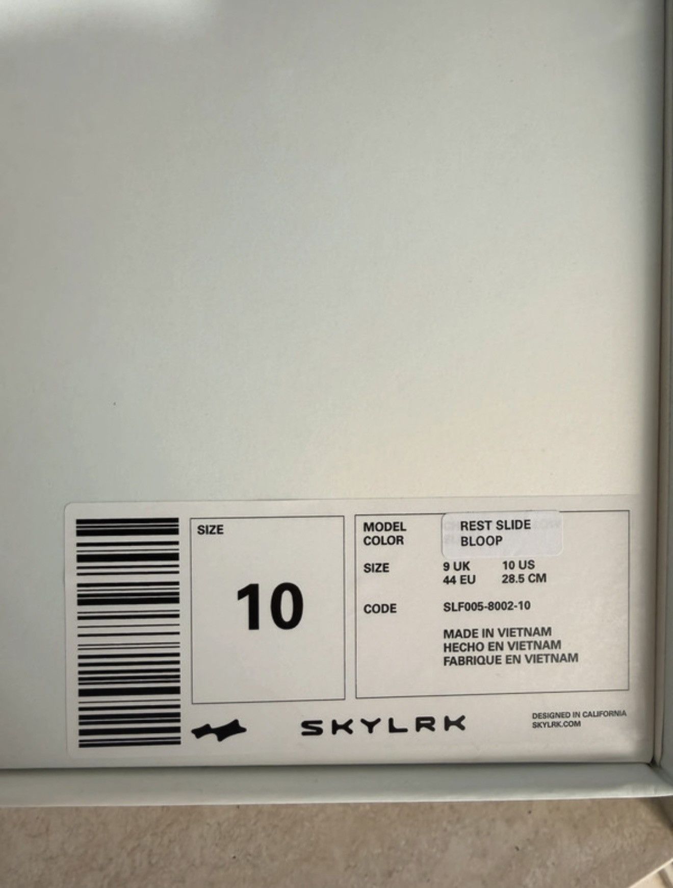 SKYLRK Skylrk Bieber Rest Slides Bloop EU44 US10 NWT Size US 10 / EU 43 - 7 Thumbnail