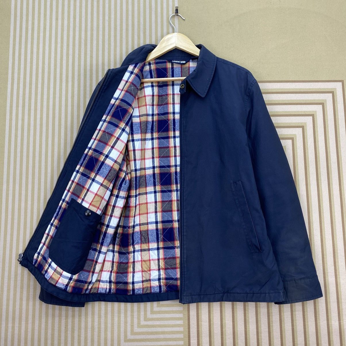 Lands' End 🫶vintage Lands' End navy blue Henrrington Jacket Size US M / EU 48-50 / 2 - 2 Thumbnail