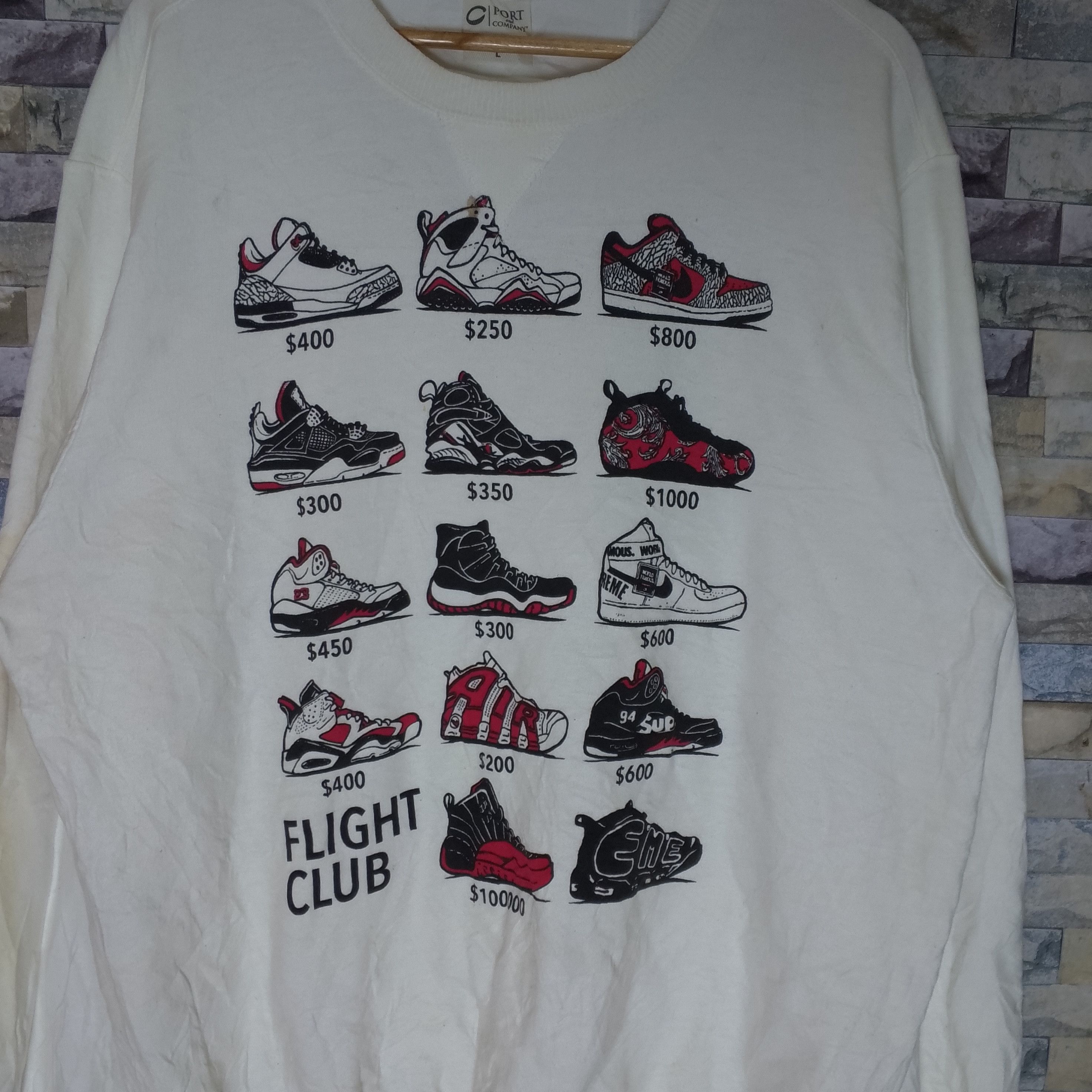Vintage Jordan Shoes Price Sweatshirt Size US XXL / EU 58 / 5 - 2 Thumbnail