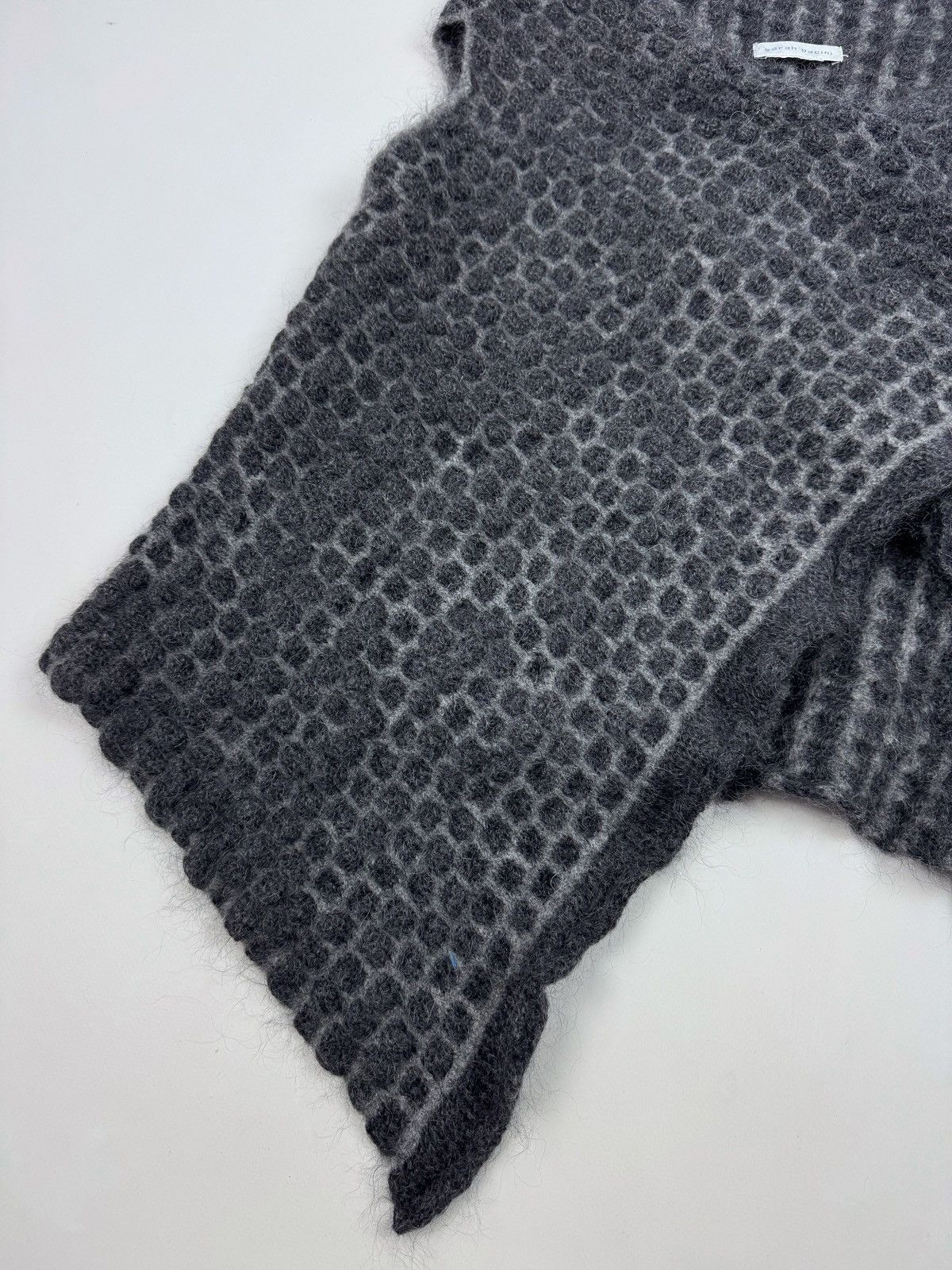 Sarah Pacini Sarah Pacini Ruched Wool Knit Vest Size M / US 6-8 / IT 42-44 - 9 Thumbnail