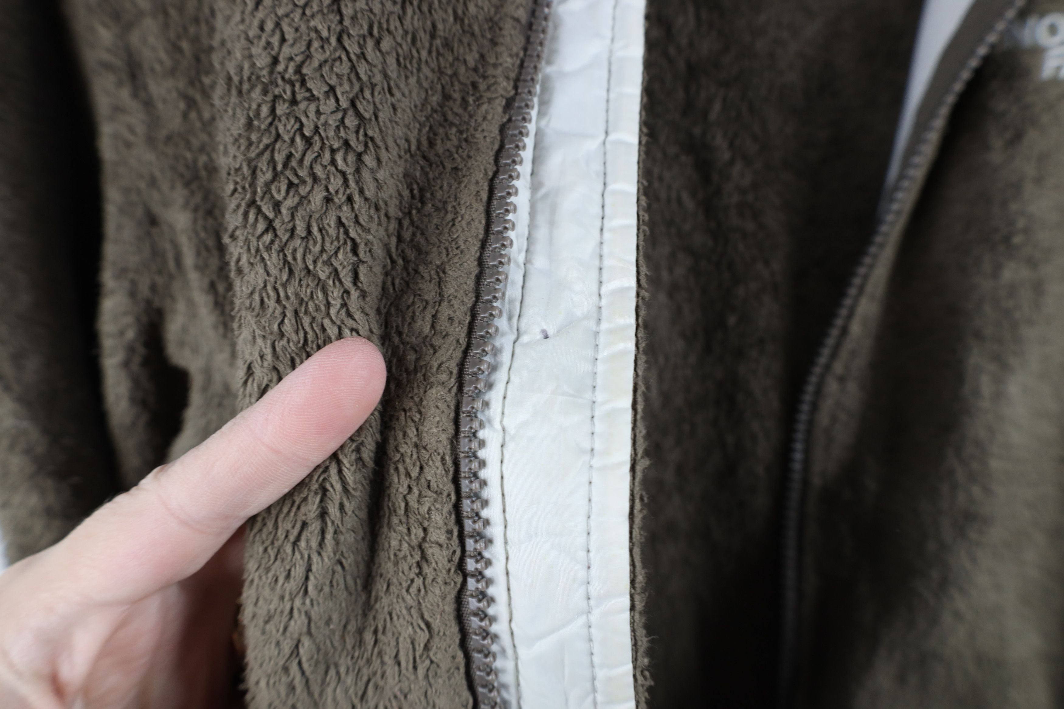 The North Face Vintage The North Face Shag Monkey Fleece Jacket Brown Size L / US 10 / IT 46 - 6 Thumbnail