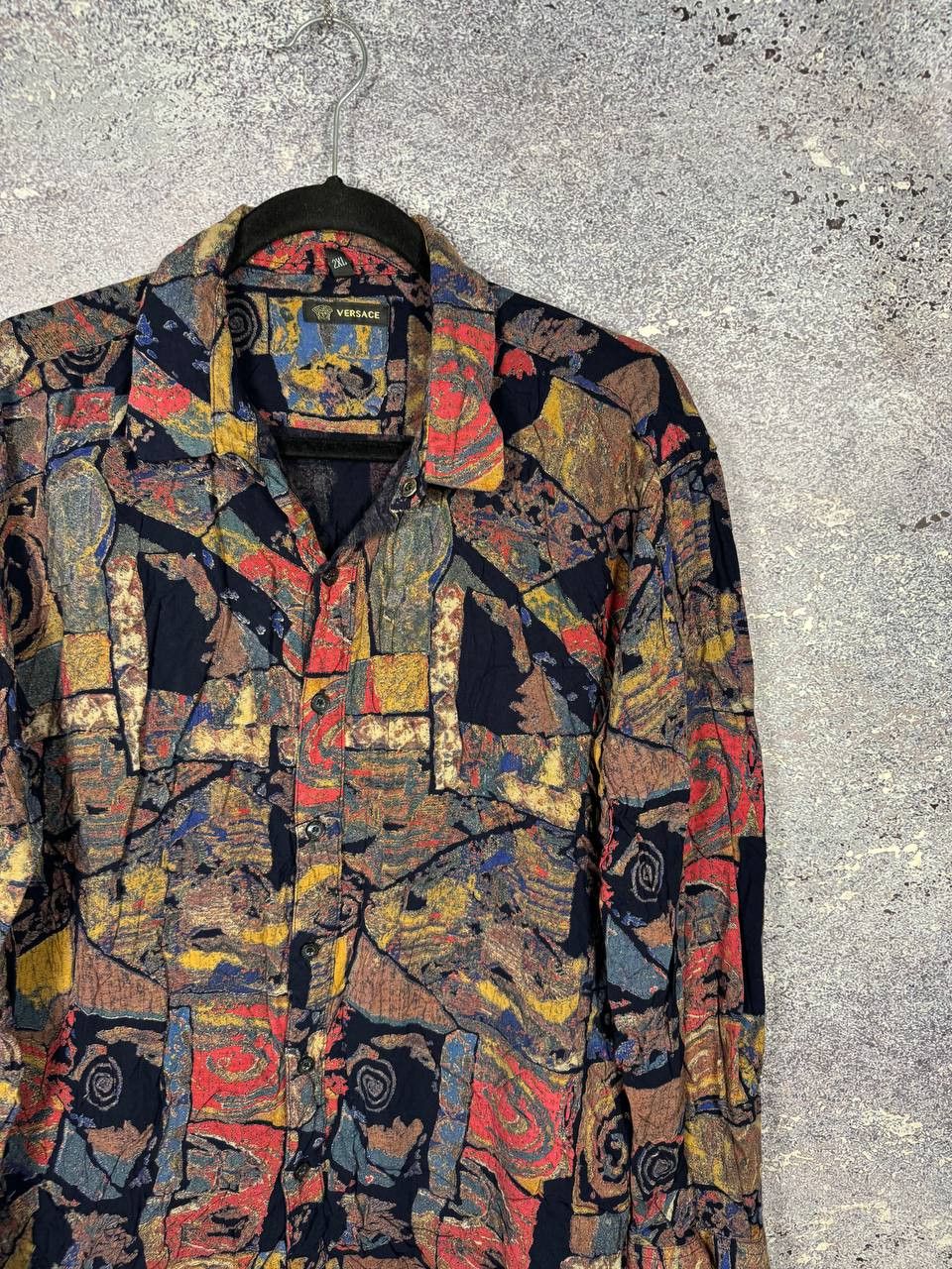 Versace Archive Vintage Versace Woman Shirt Printed Floral 2XL Size XXL / US 16-18 / IT 52-54 - 2 Thumbnail