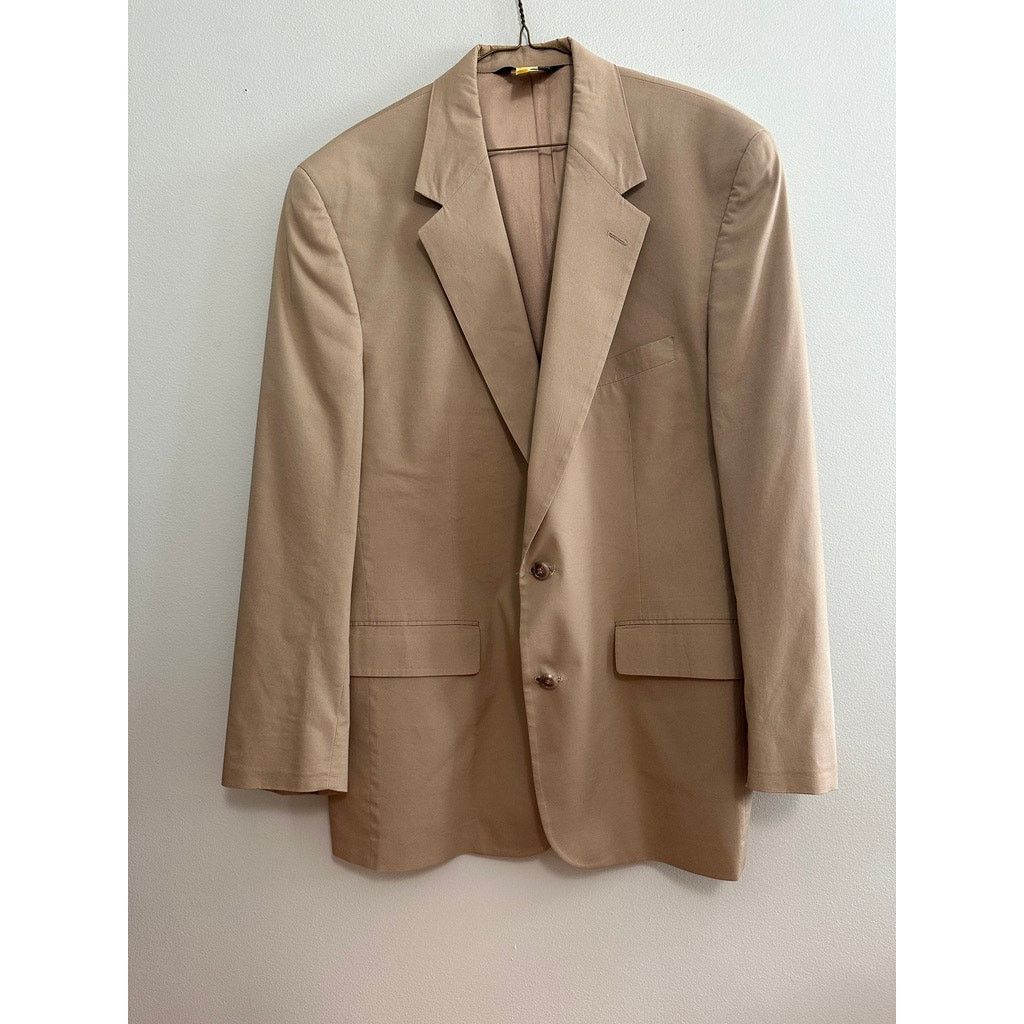Brooks Brothers Brooks Brothers Brooksease khaki two button sport coat Size 42R - 2 Thumbnail