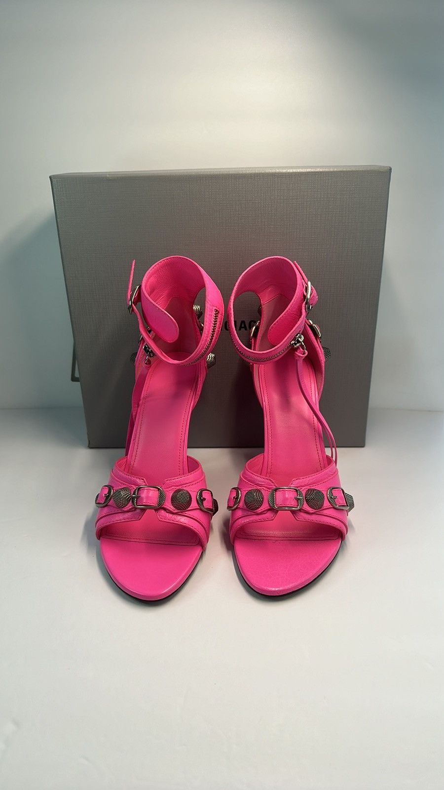 Balenciaga Balenciaga Cagole 110mm stiletto sandals Size US 9.5 / IT 39.5 - 13 Thumbnail