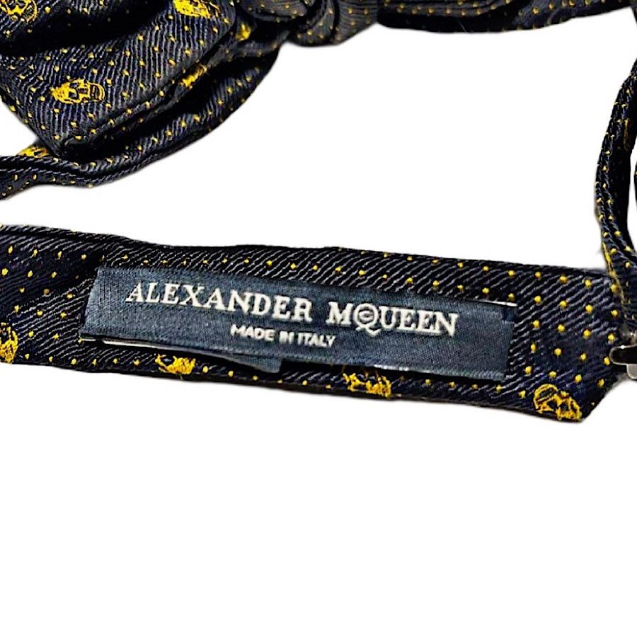 Alexander McQueen Authentic Alexander McQueen Silk Skull Bow Tie Size ONE SIZE - 3 Thumbnail