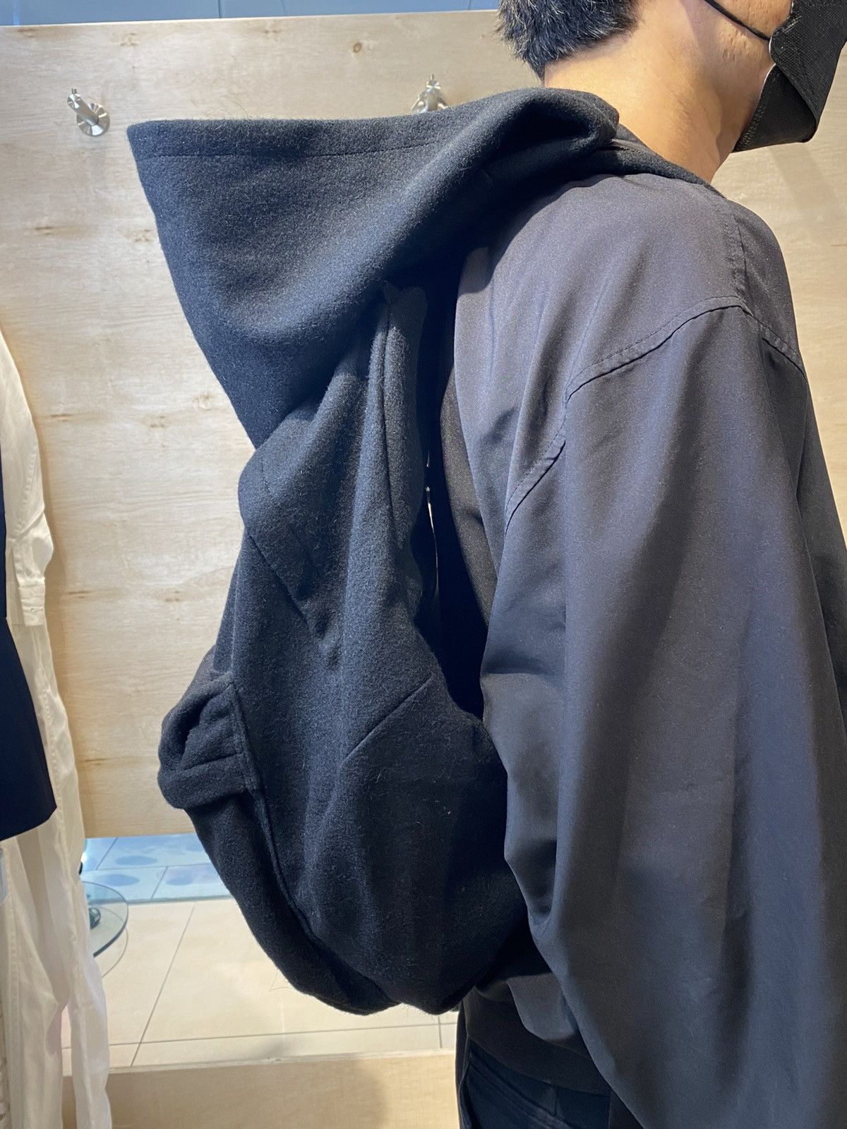 Yohji Yamamoto Yohji Yamamoto Hoodie Backpack Size ONE SIZE - 4 Thumbnail
