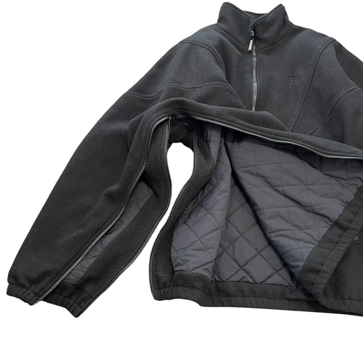 Balenciaga BALENCIAGA 2022AW Sherpa Half-Zip Heavy Fleece Jacket Size US S / EU 44-46 / 1 - 6 Thumbnail