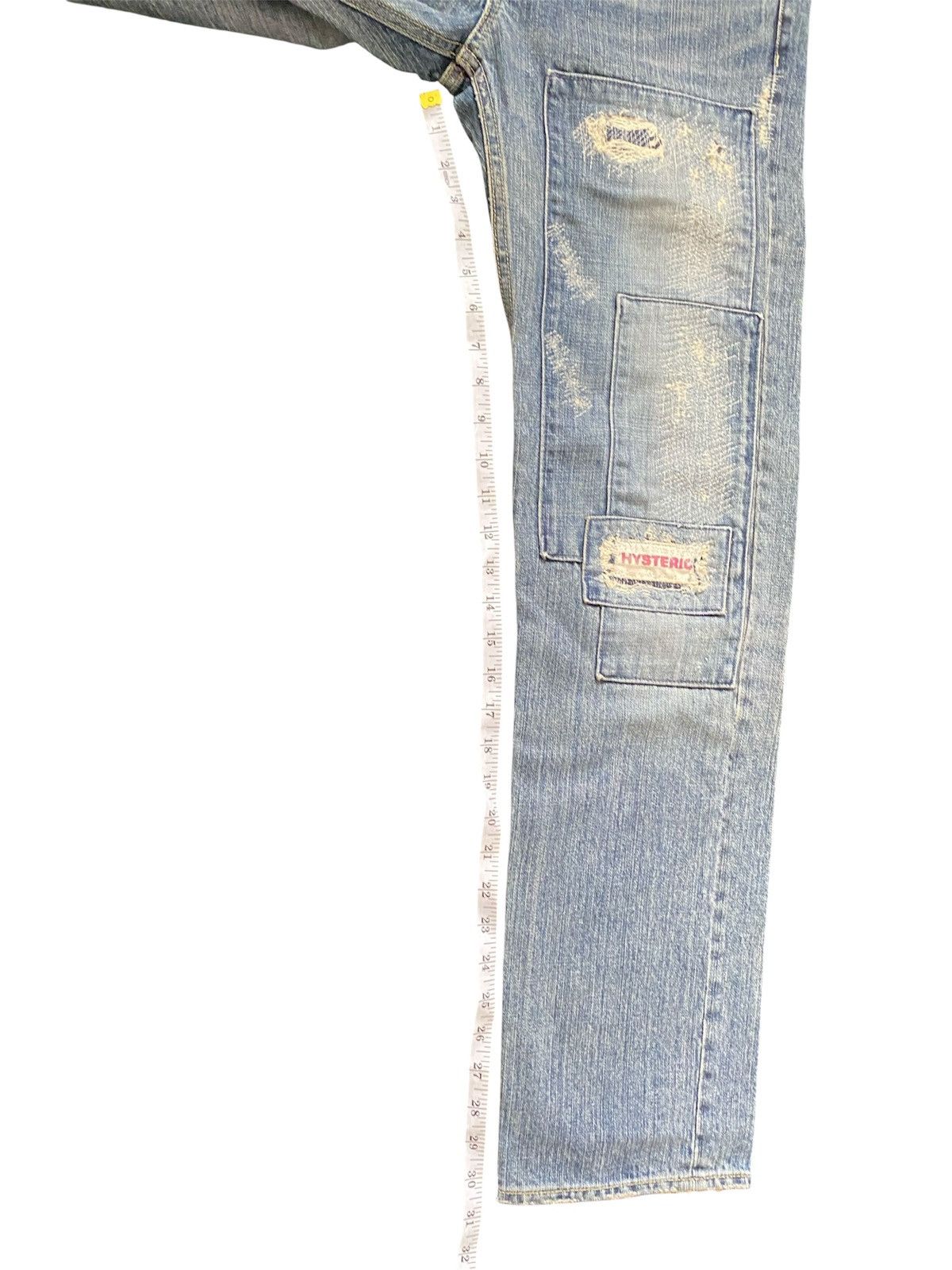 Hysteric Glamour Hysteric Glamour Patchwork Distressed Denim Size US 30 / EU 46 - 17 Thumbnail