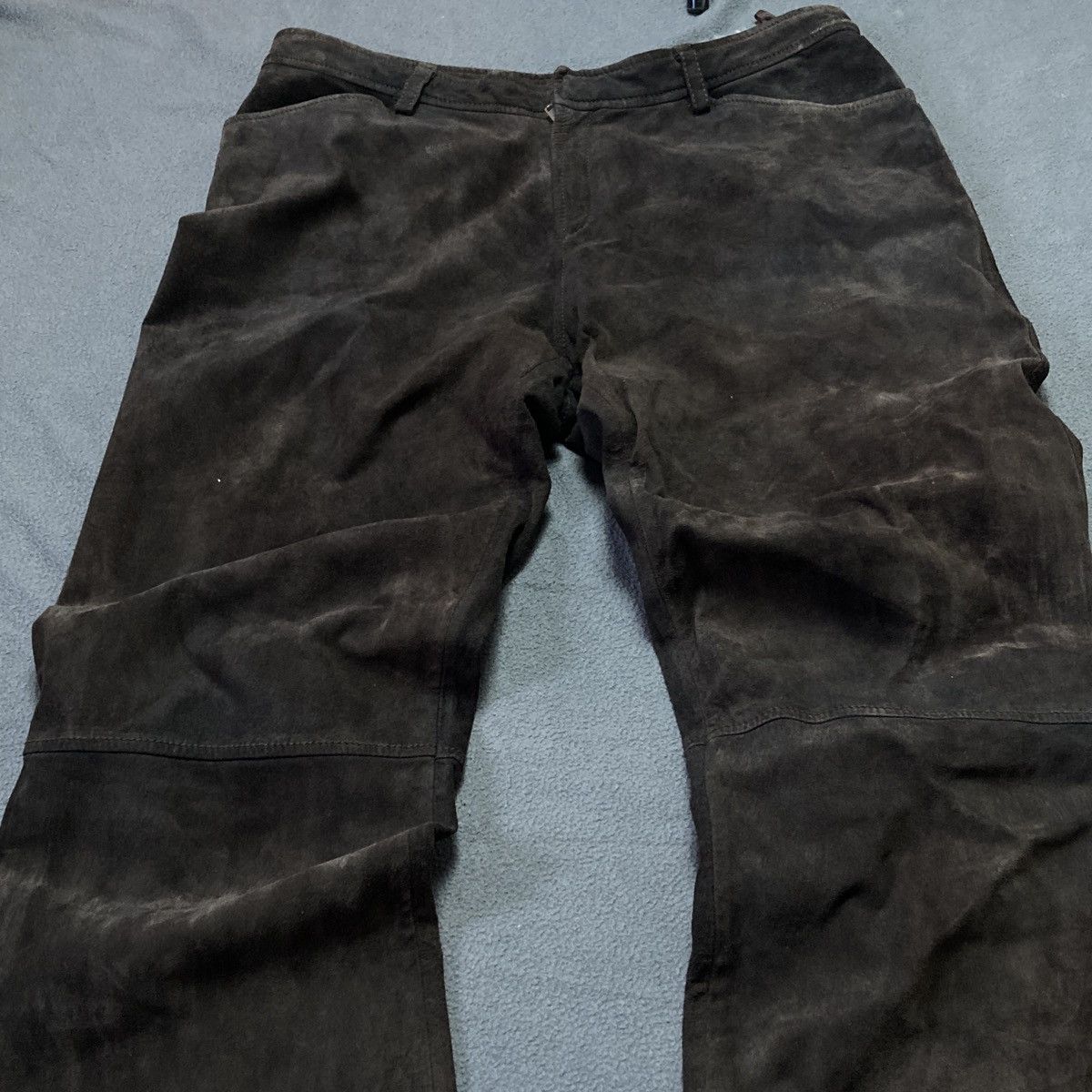 Vintage Avant garde leather opium pants Size US 34 / EU 50 - 2 Thumbnail