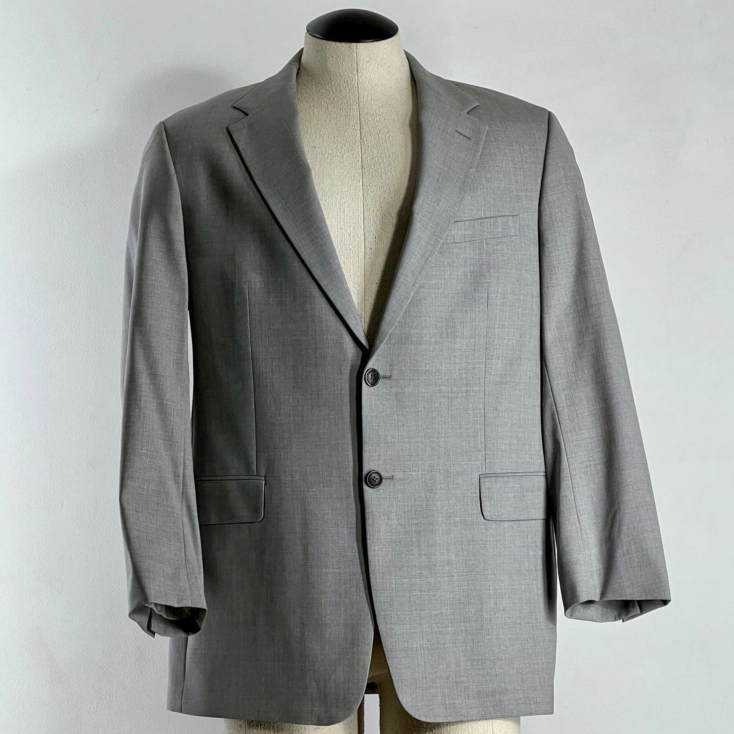 Theory Theory Men's Wool Blazer Light Gray Coat Jacket Size 42R Size US L / EU 52-54 / 3 - 5 Thumbnail