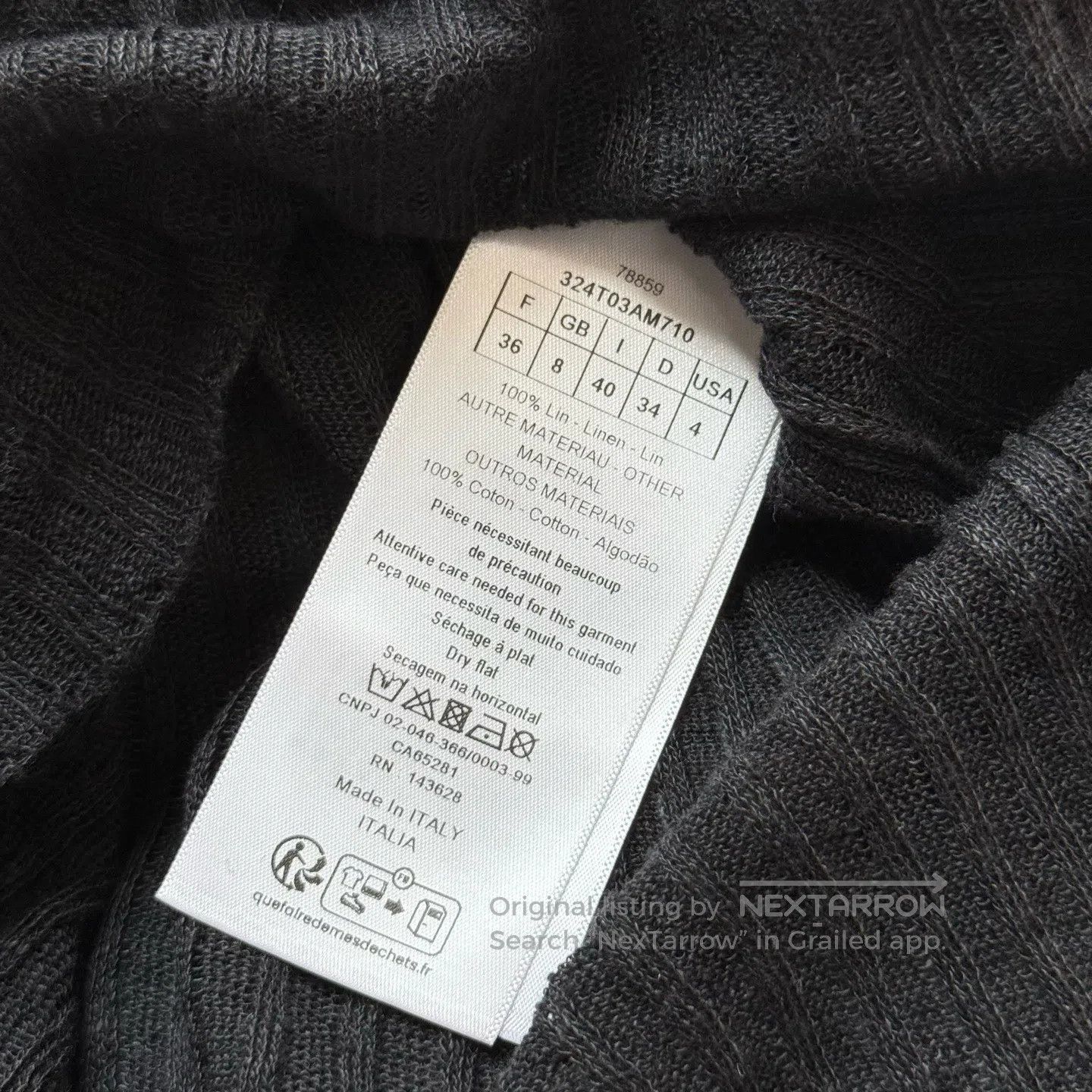 Dior Dior Solid Color Round Neck Short Sleeve with Lace Hem Shi Size XS / US 0-2 / IT 36-38 - 5 Thumbnail