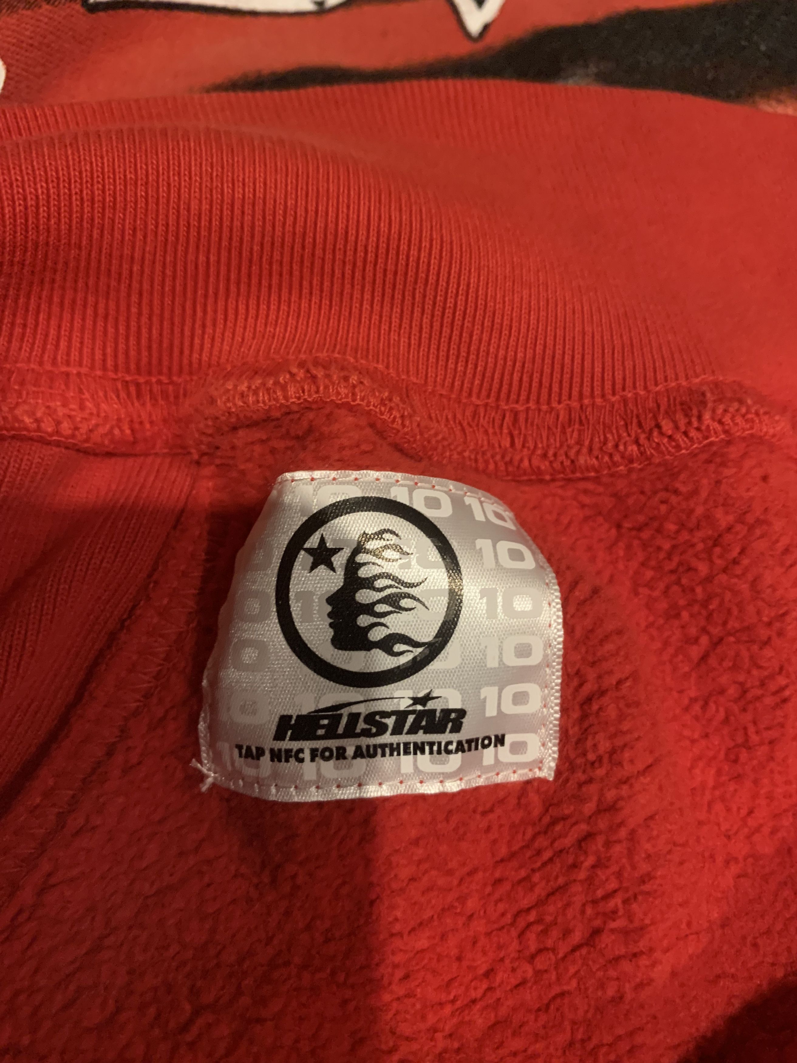 HELLSTAR Hellstar Skeleton Airbrushed Hoodie Red Size US L / EU 52-54 / 3 - 6 Thumbnail