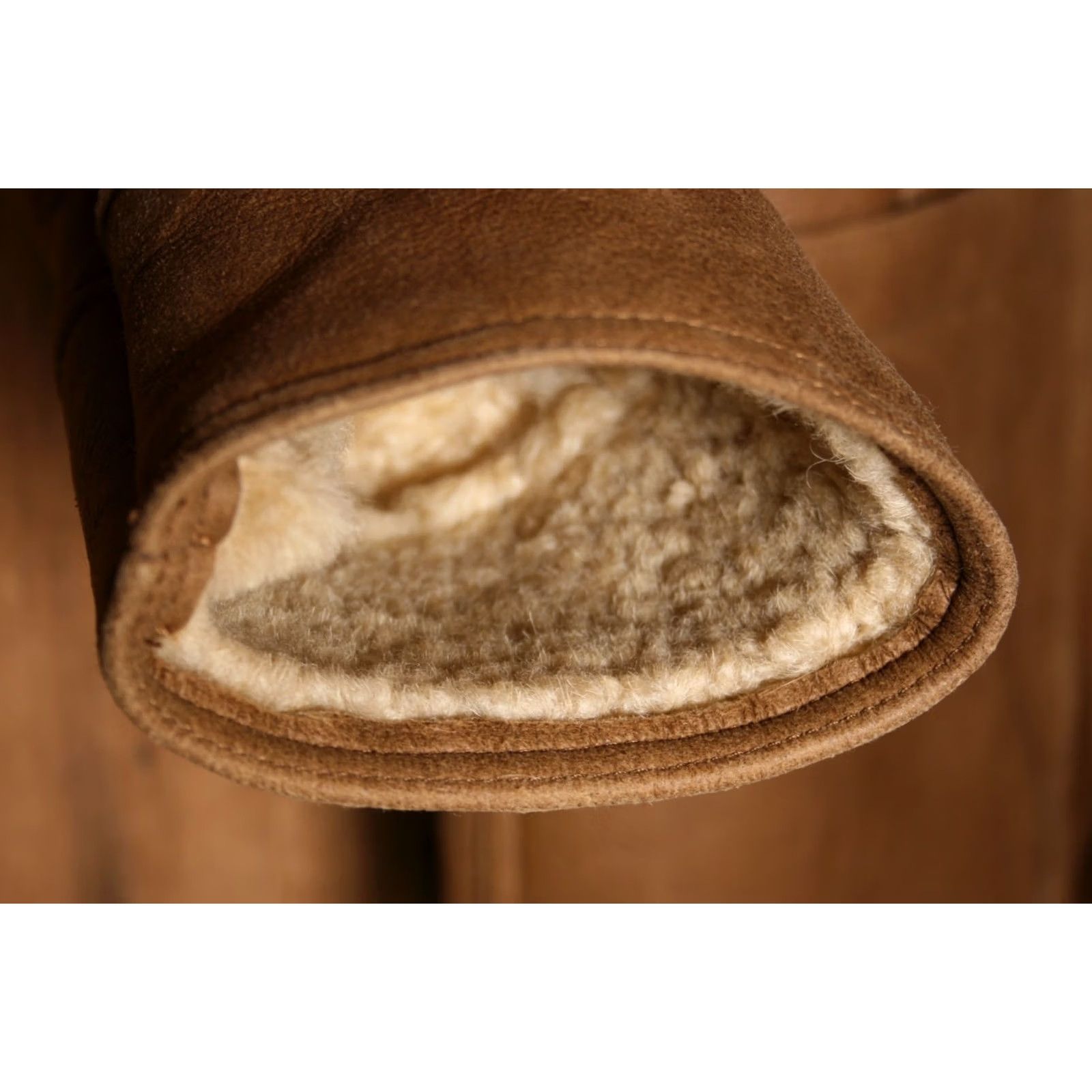 The Territory Ahead VINTAGE Territory Ahead Car Coat Brown Leather Shearling Lined Men's Sz. L Shirt Size US L / EU 52-54 / 3 - 4 Thumbnail