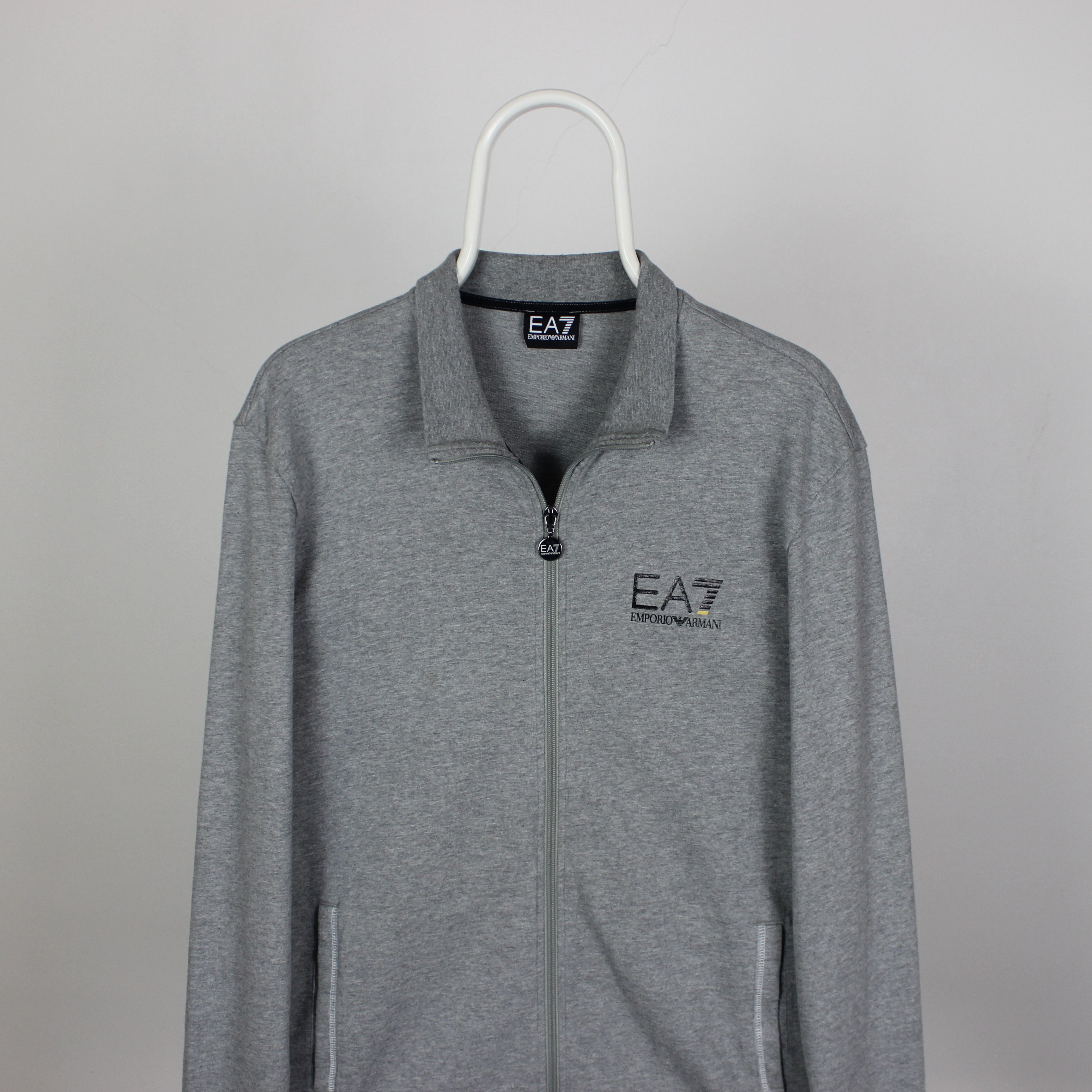 Emporio Armani EA Emporio Armani sweatshirt men zip L XL gray Size US XL / EU 56 / 4 - 4 Thumbnail