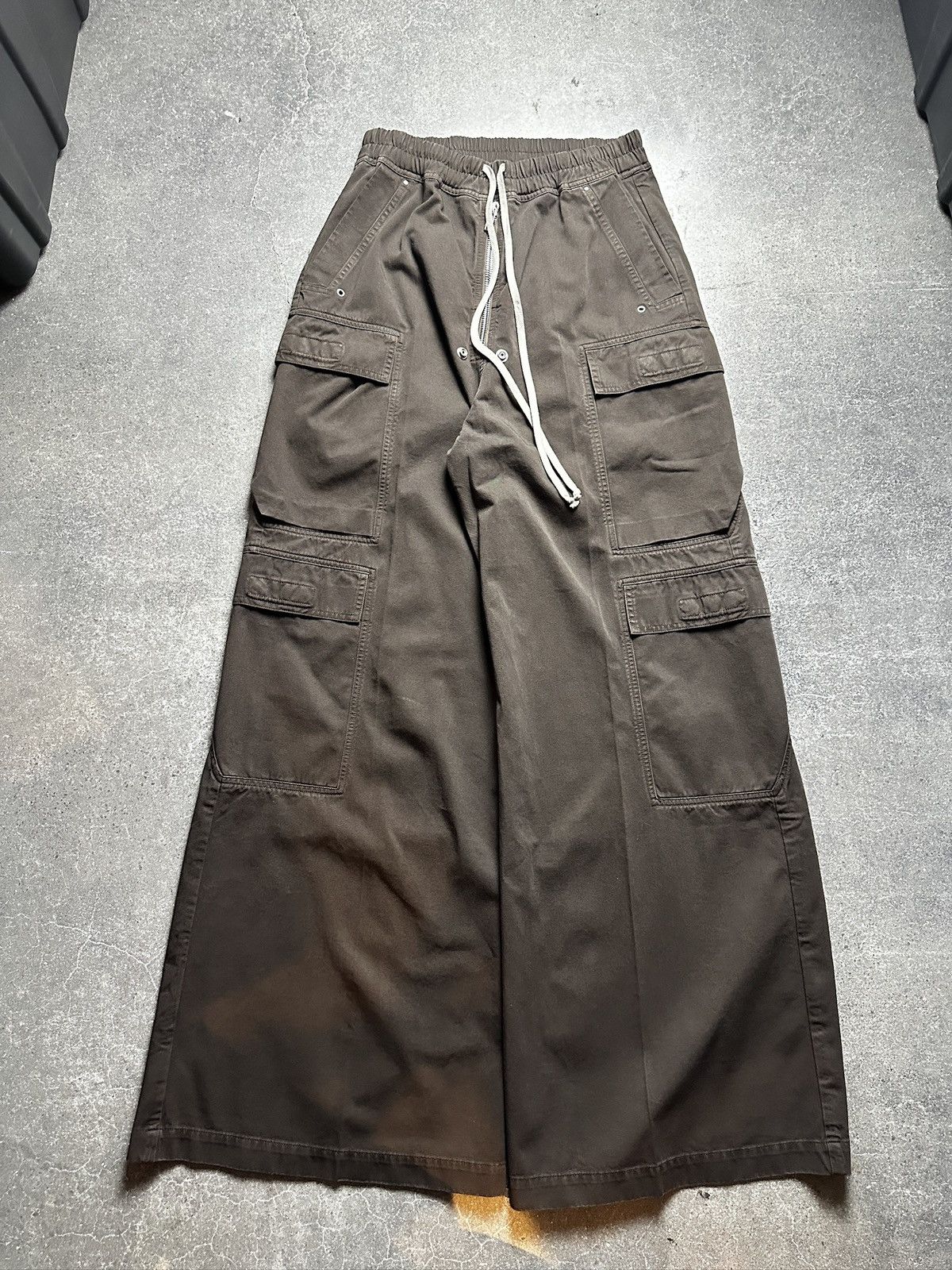 Rick Owens Drkshdw Rick Owens DRKSHDW Twill Double Cargo Jumbo Dark Dust Size M Size US 30 / EU 46 - 1 Thumbnail