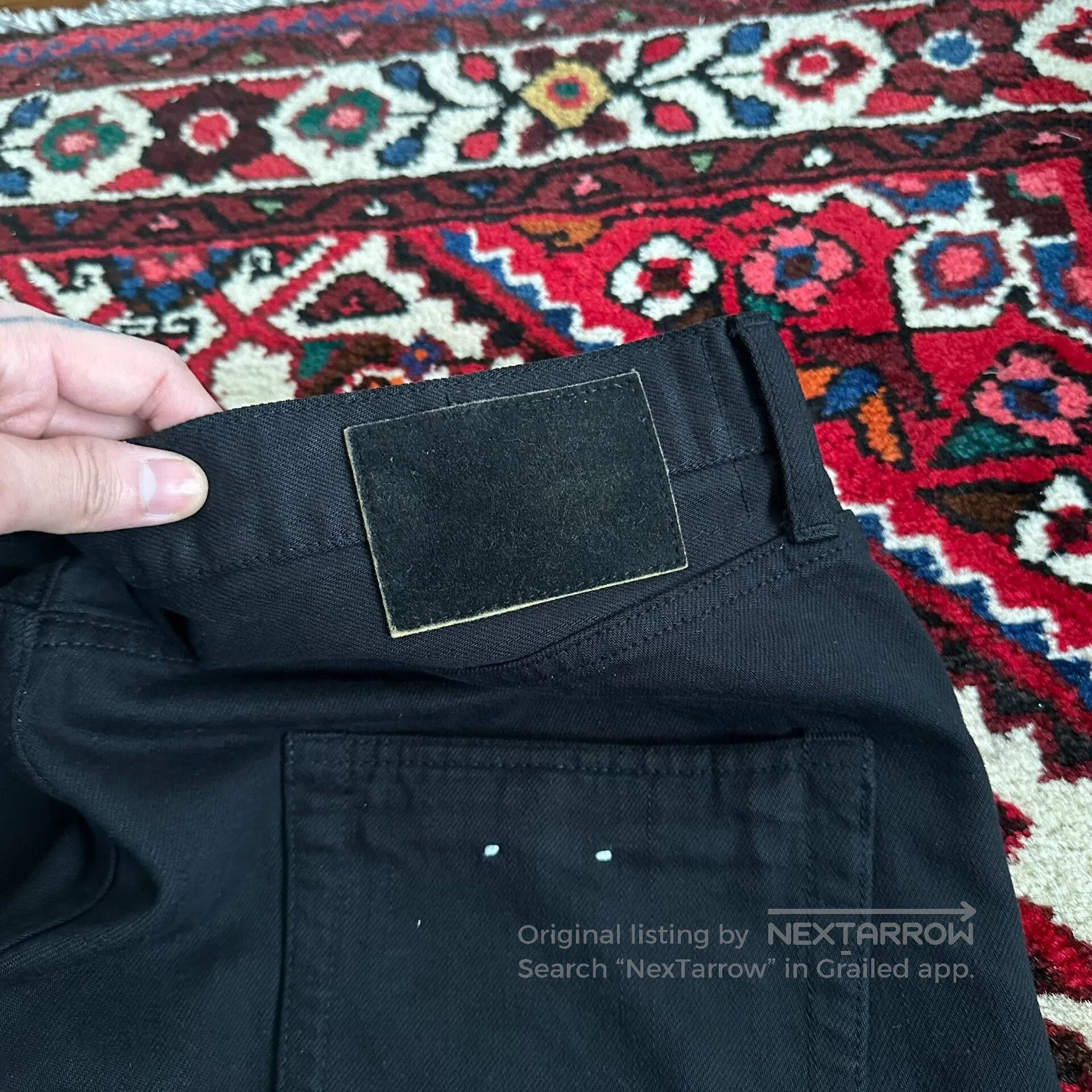 Visvim black overdyed denim pants by visvim. Size US 34 / EU 50 - 4 Thumbnail