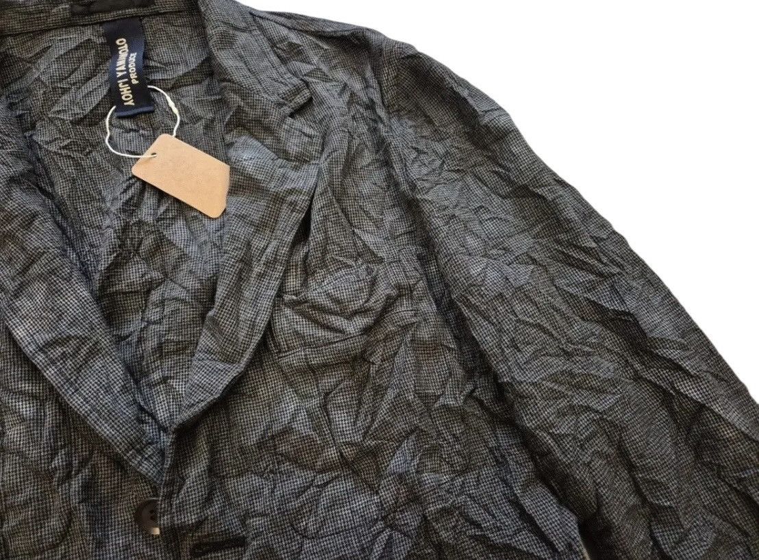 Yohji Yamamoto Yohji Yamamoto Pour Homme Crinkle Jacket Size US M / EU 48-50 / 2 - 4 Thumbnail