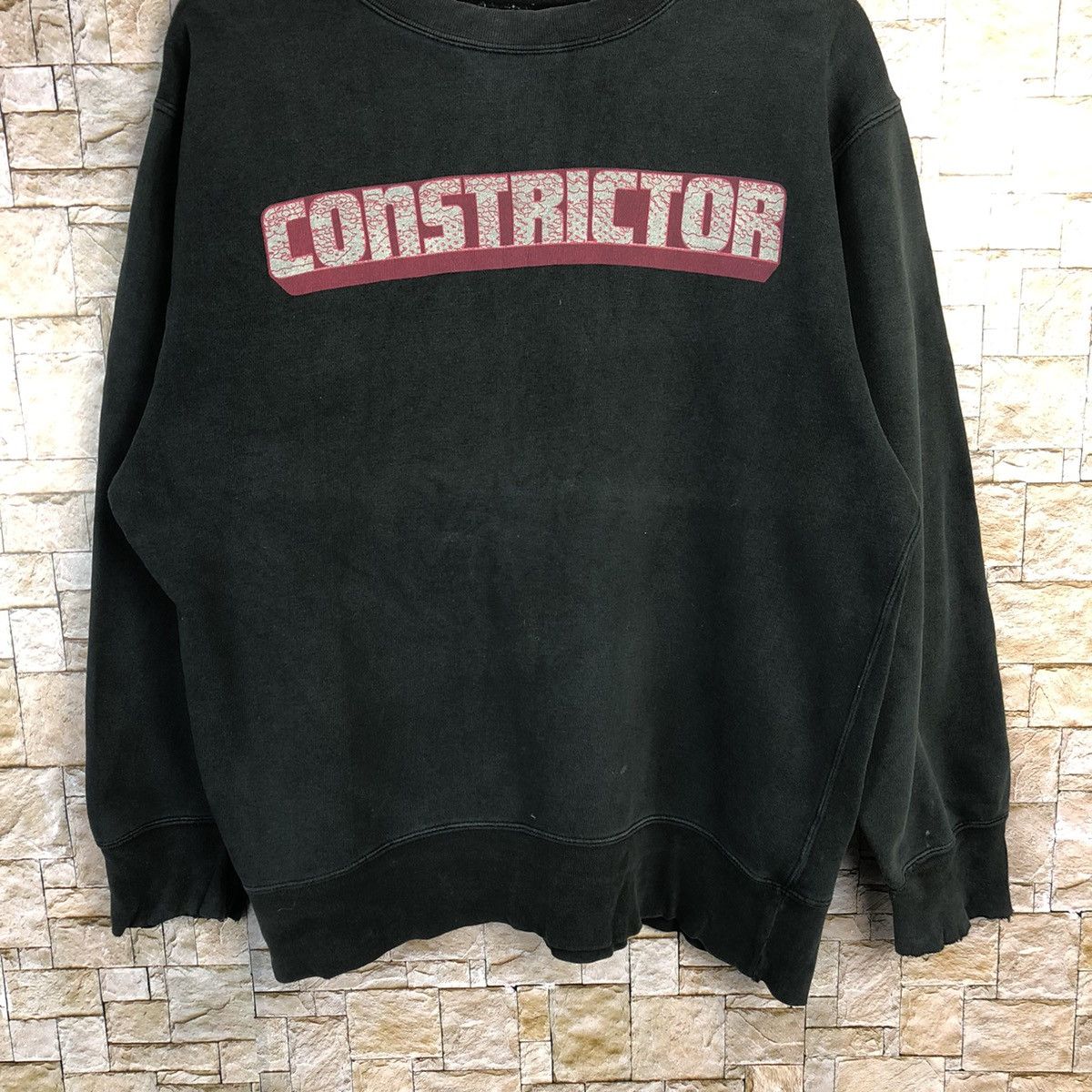 Japanese Brand Constrictor Dark Blue Sweatshirt #A307 Size US M / EU 48-50 / 2 - 3 Thumbnail