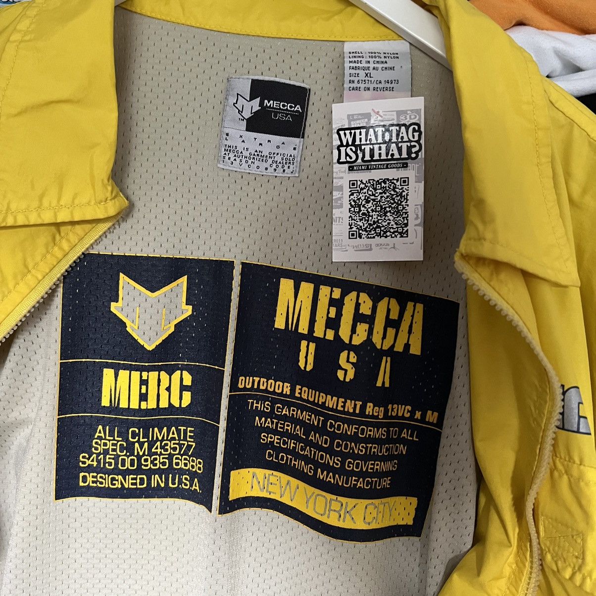 Mecca × Vintage 2000s Mecca Windbreaker Size US XL / EU 56 / 4 - 4 Thumbnail