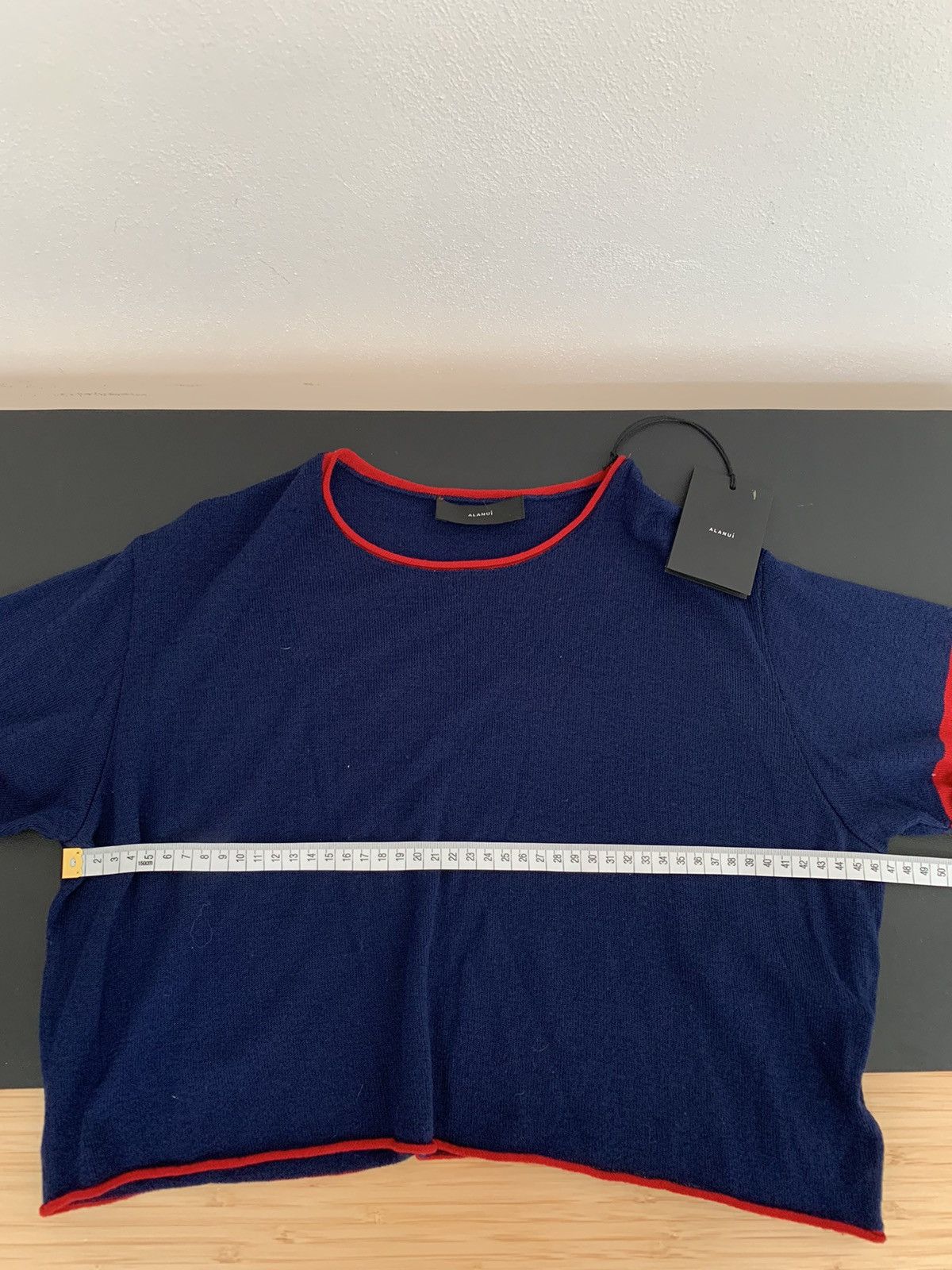 Alanui Alanui Fine Wool Crop Knit T-Shirt Size S / US 4 / IT 40 - 11 Thumbnail