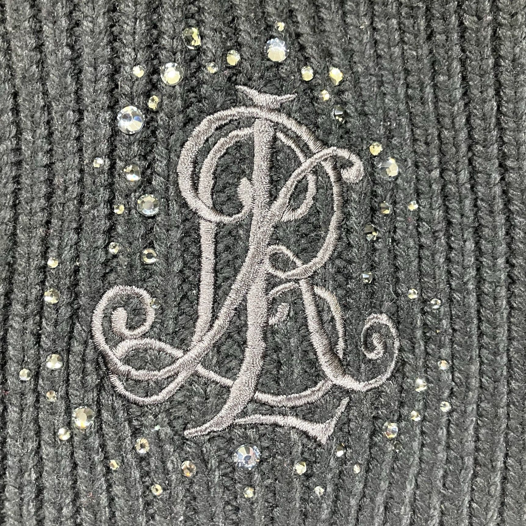 Ralph Lauren Lauren Ralph Lauren Scarf Cable Knit Neckwear Black Womens Size ONE SIZE - 2 Thumbnail